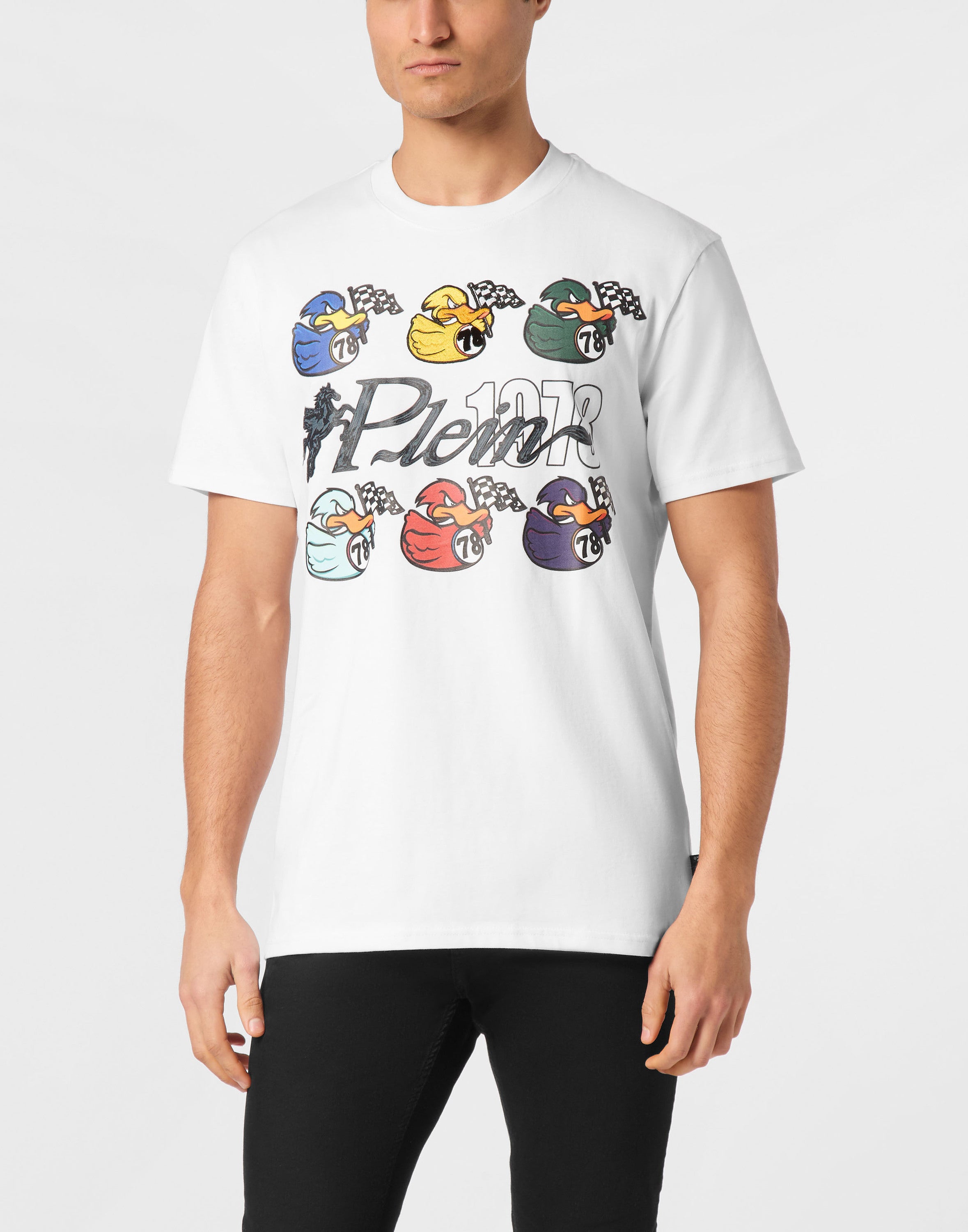 T-shirt Round Neck SS Tee Plein 1978 Duck