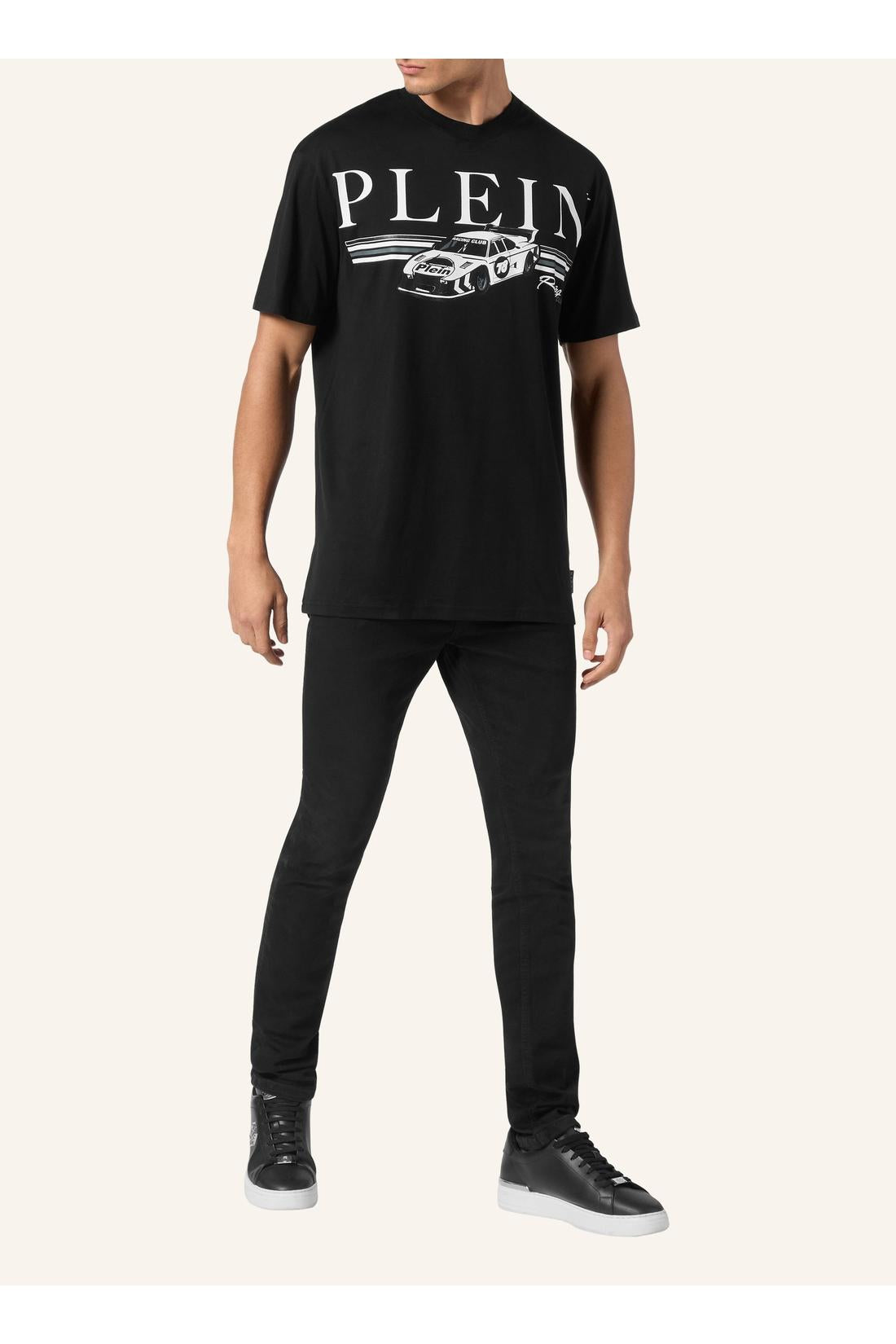 Philipp Plein Jersey T-shirt Round Neck SS Cars Racing, Shirts