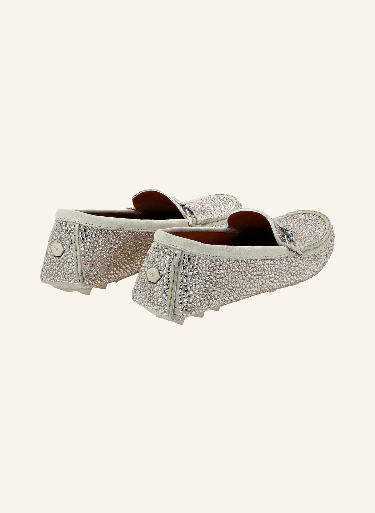 Suede Strass Moccasin