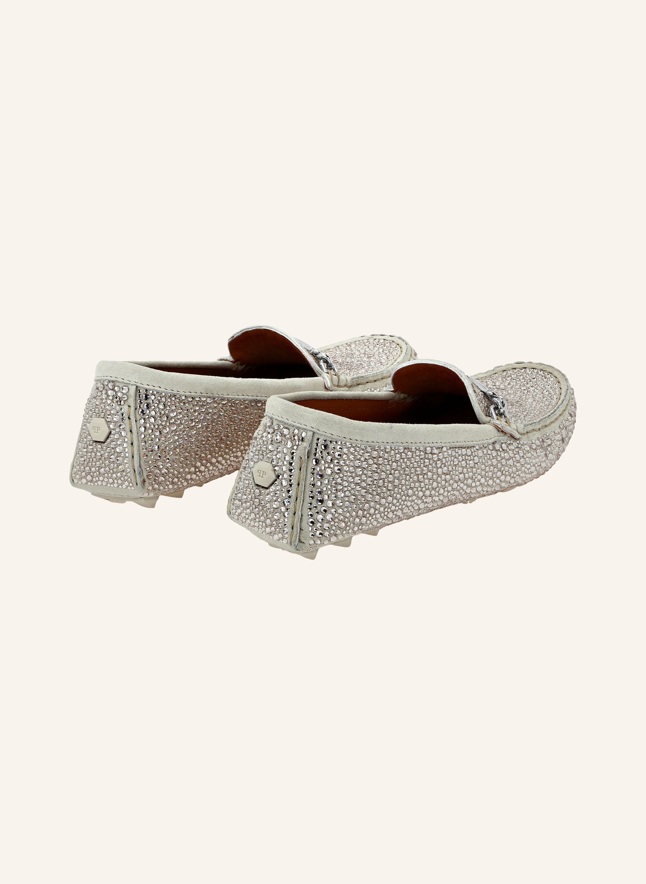 Suede Strass Moccasin