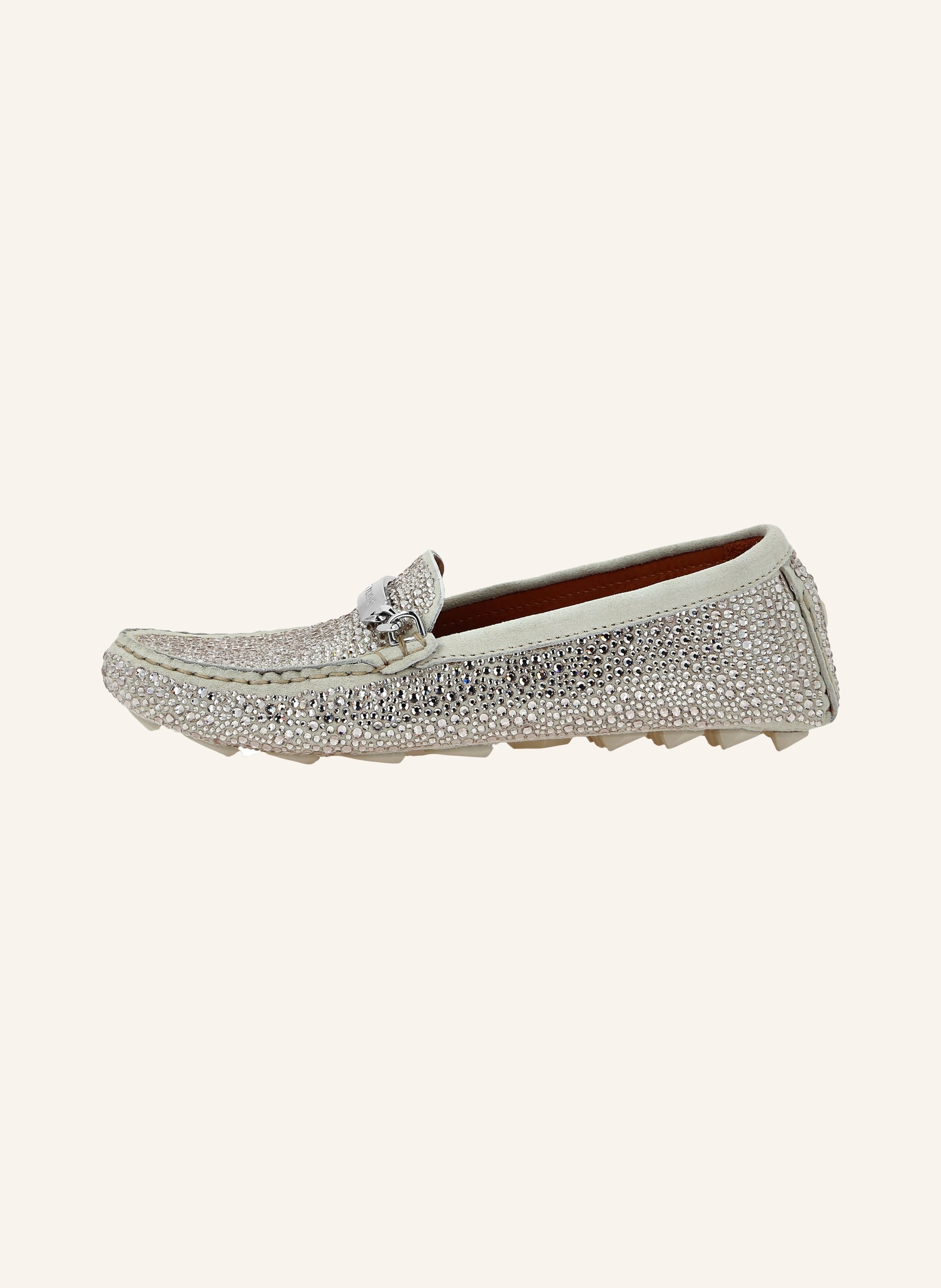 Suede Strass Moccasin