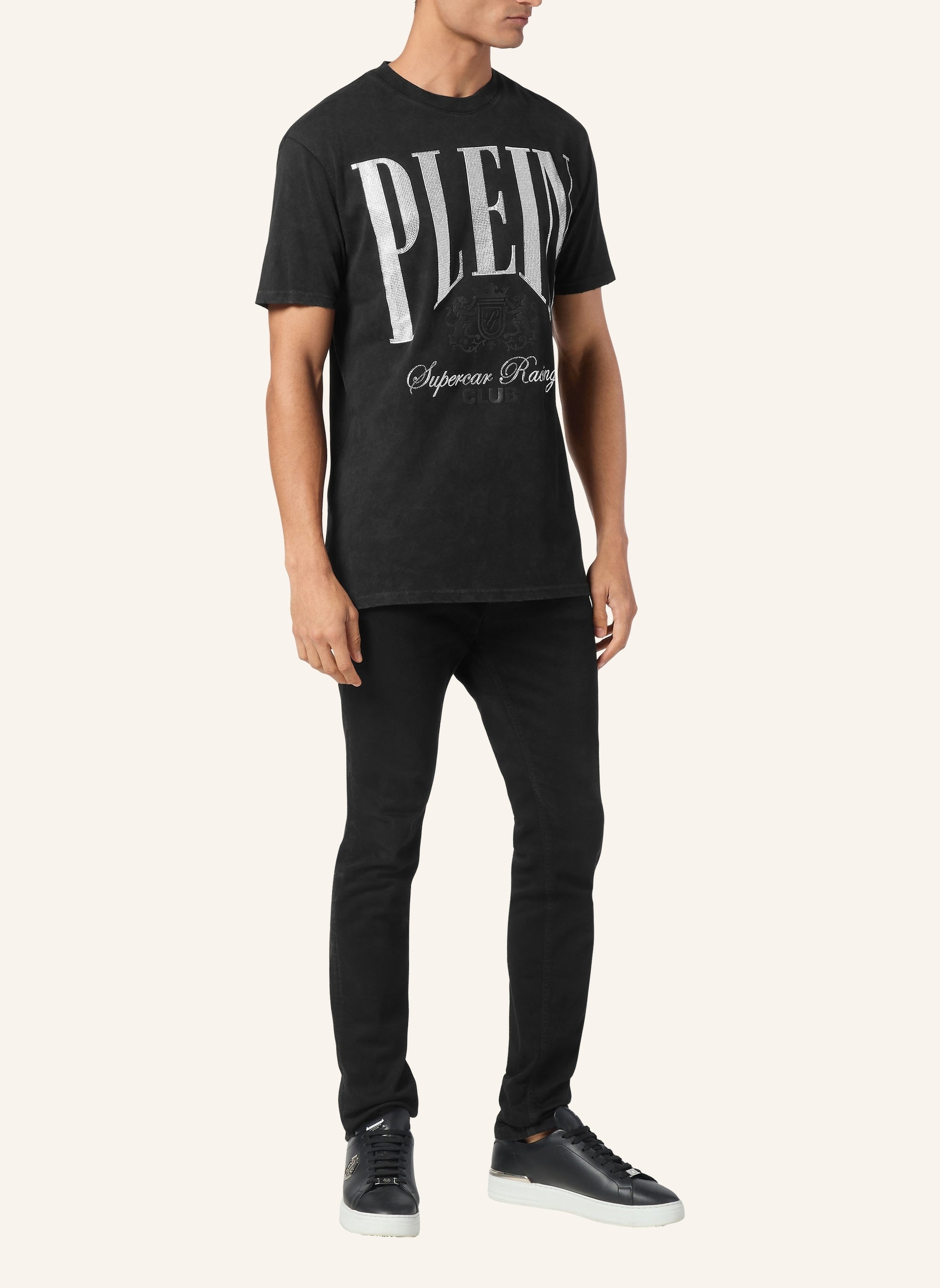Jersey T-shirt Round Neck SS Strass Cars Racing