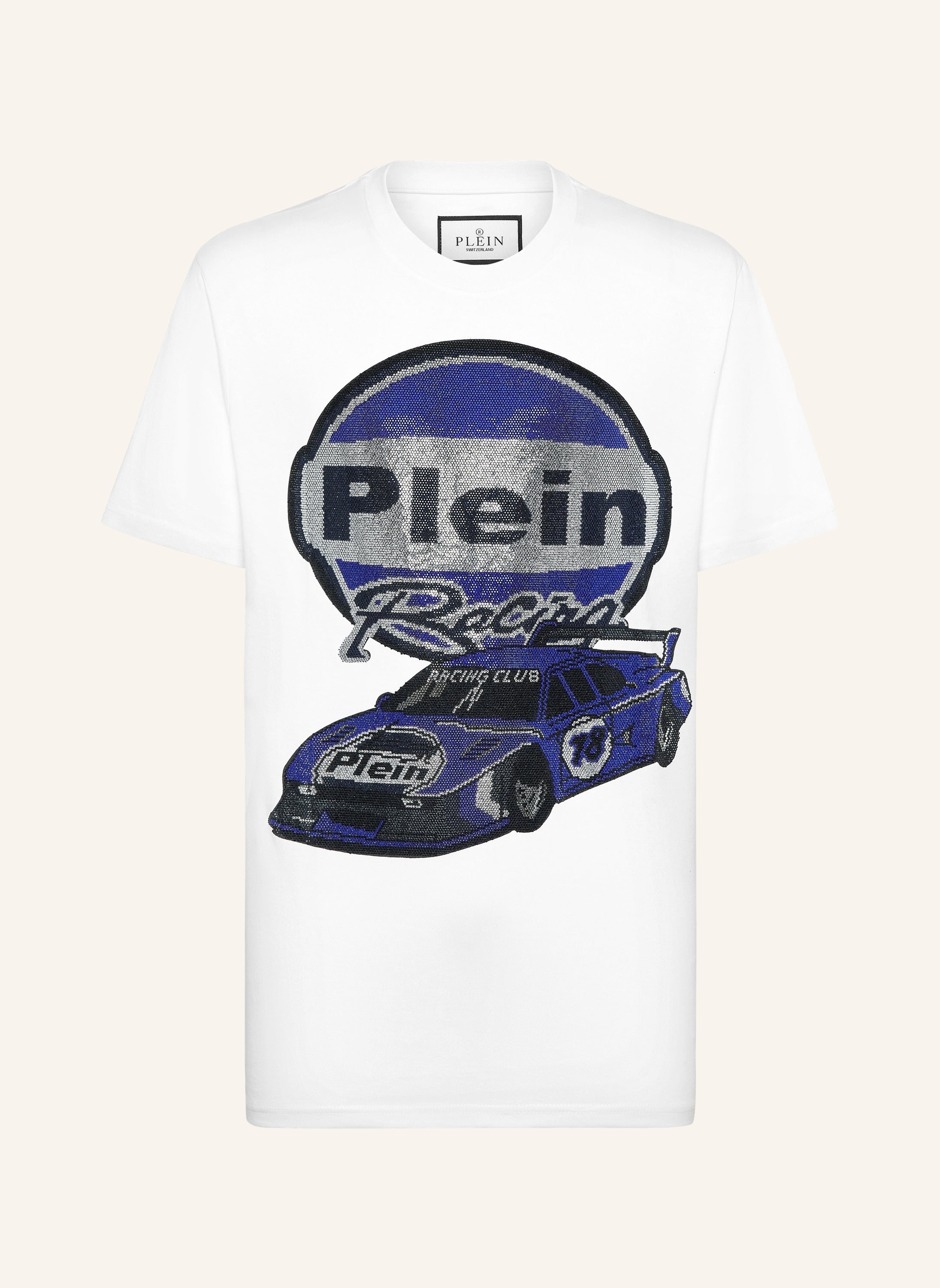 Jersey T-shirt Round Neck SS Strass Cars Racing