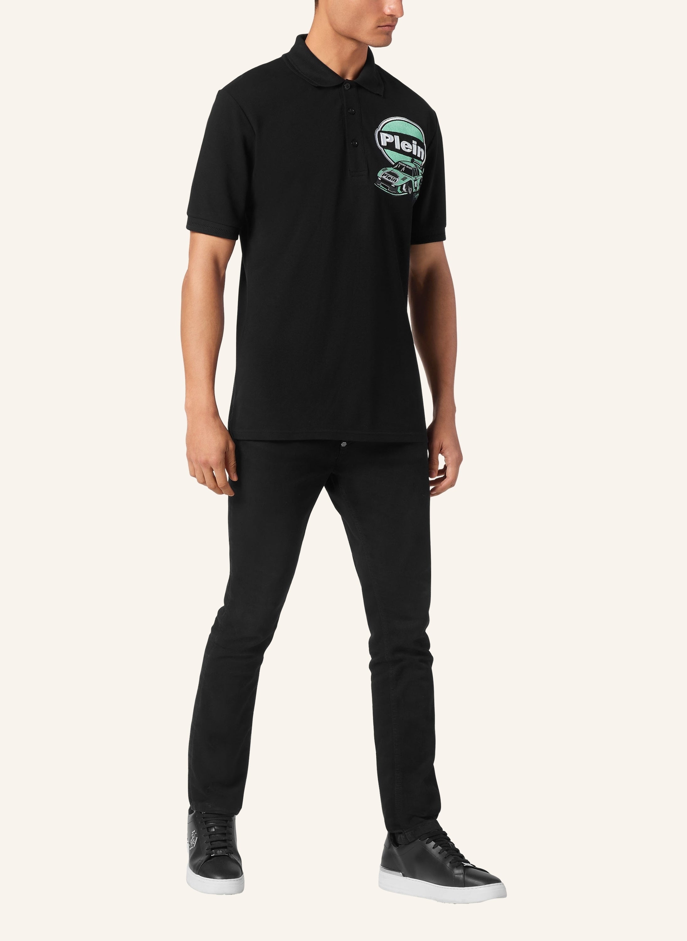 Pique Polo Shirt SS Slim Fit Cars Racing