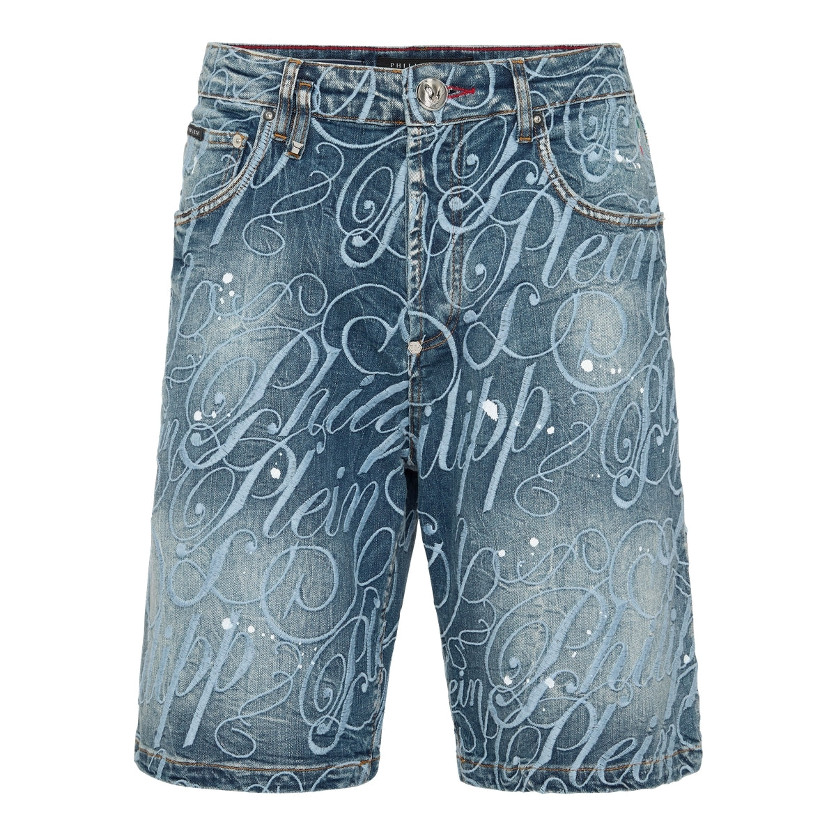 Denim Shorts Formentera Logo