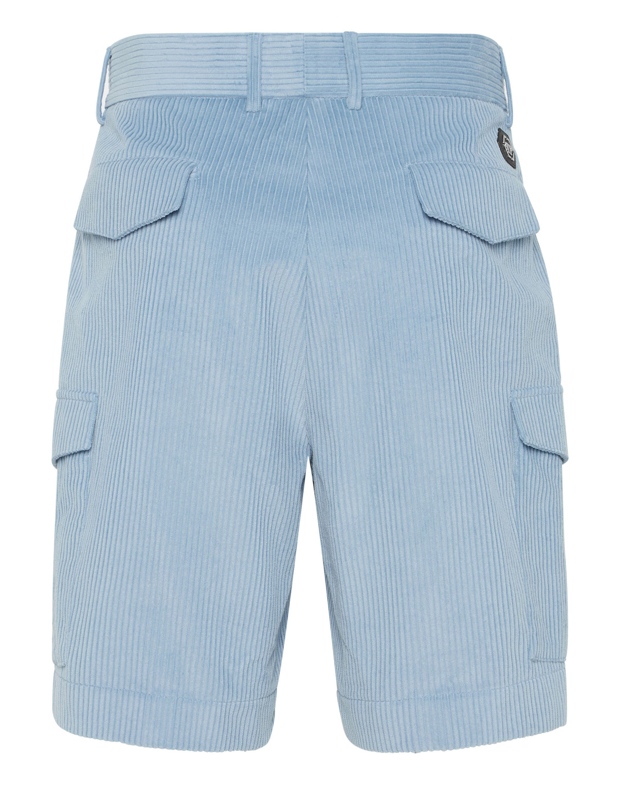 Philipp Plein Velvet Gabardine Short Cargo Trousers Cool Kid Fit, Hosen