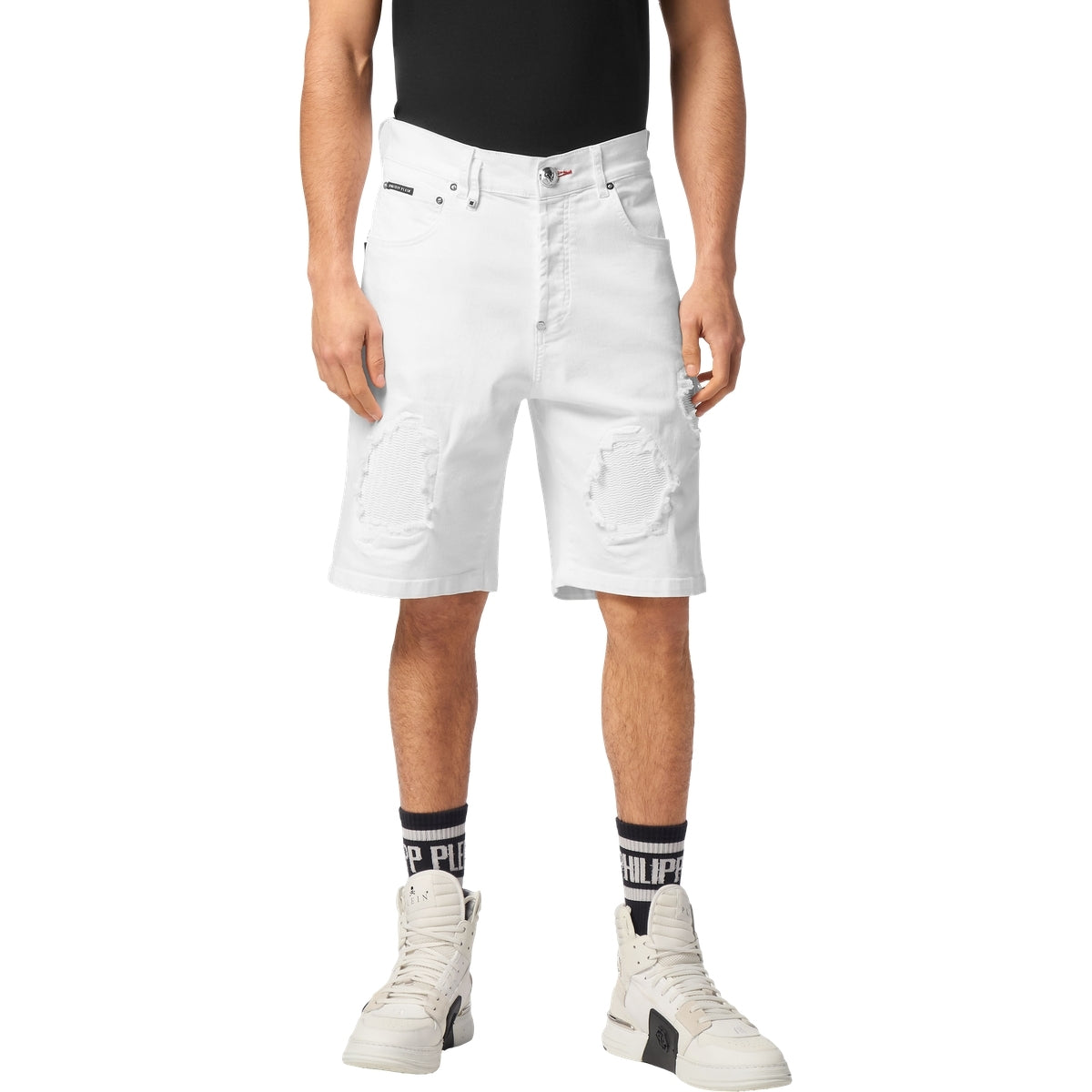 Denim Shorts Formentera Distressed