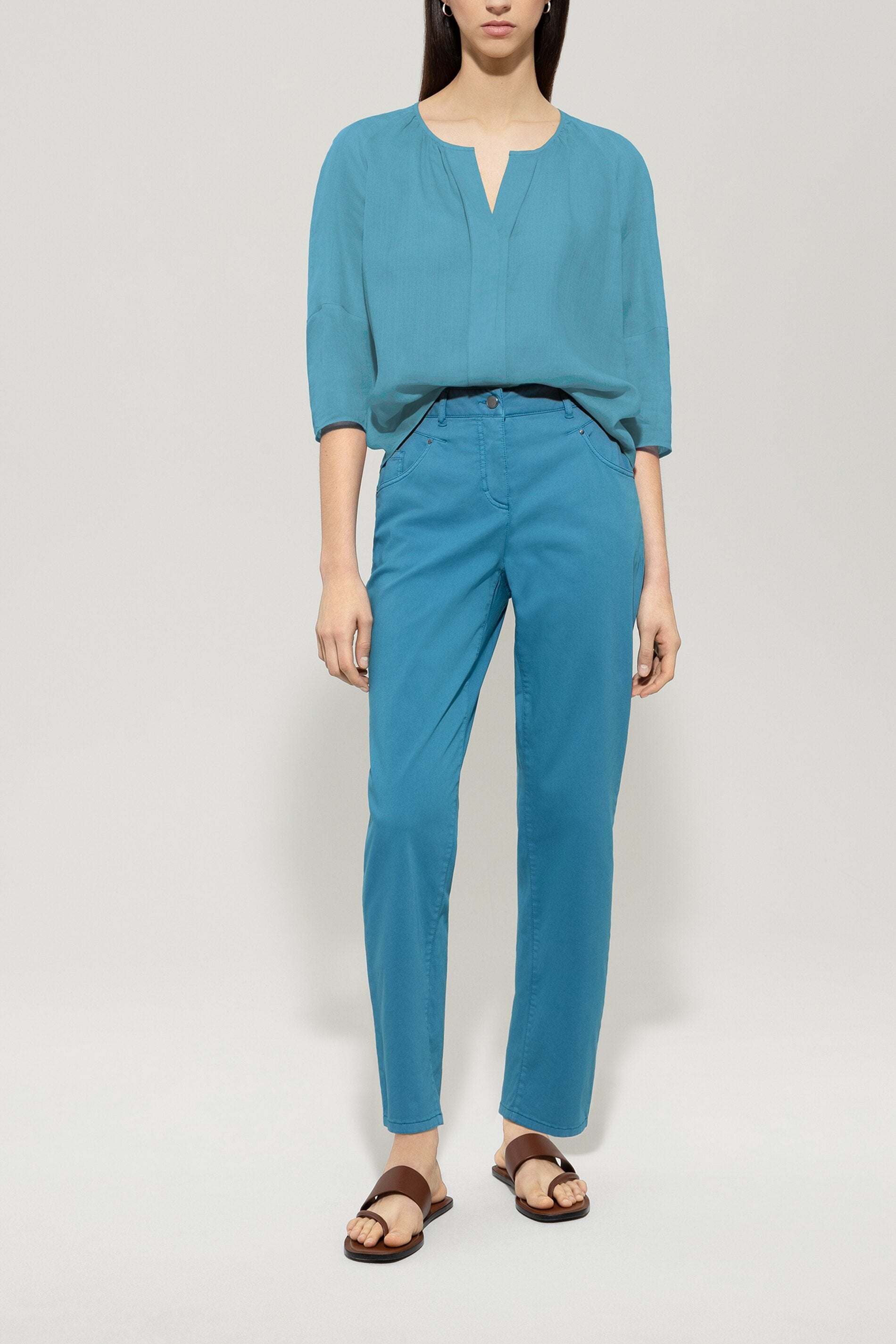 Ramie-Tunika-Bluse