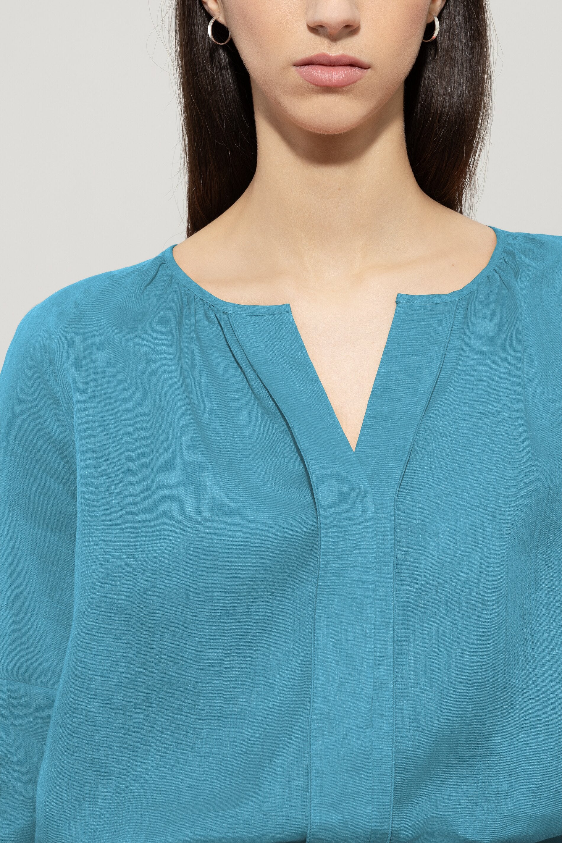 Ramie-Tunika-Bluse