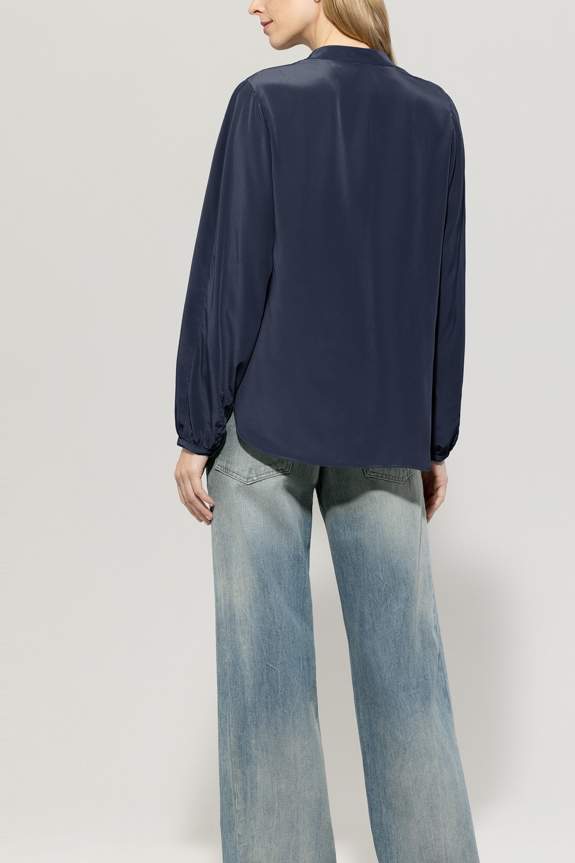 Tunikabluse mit V-Neck