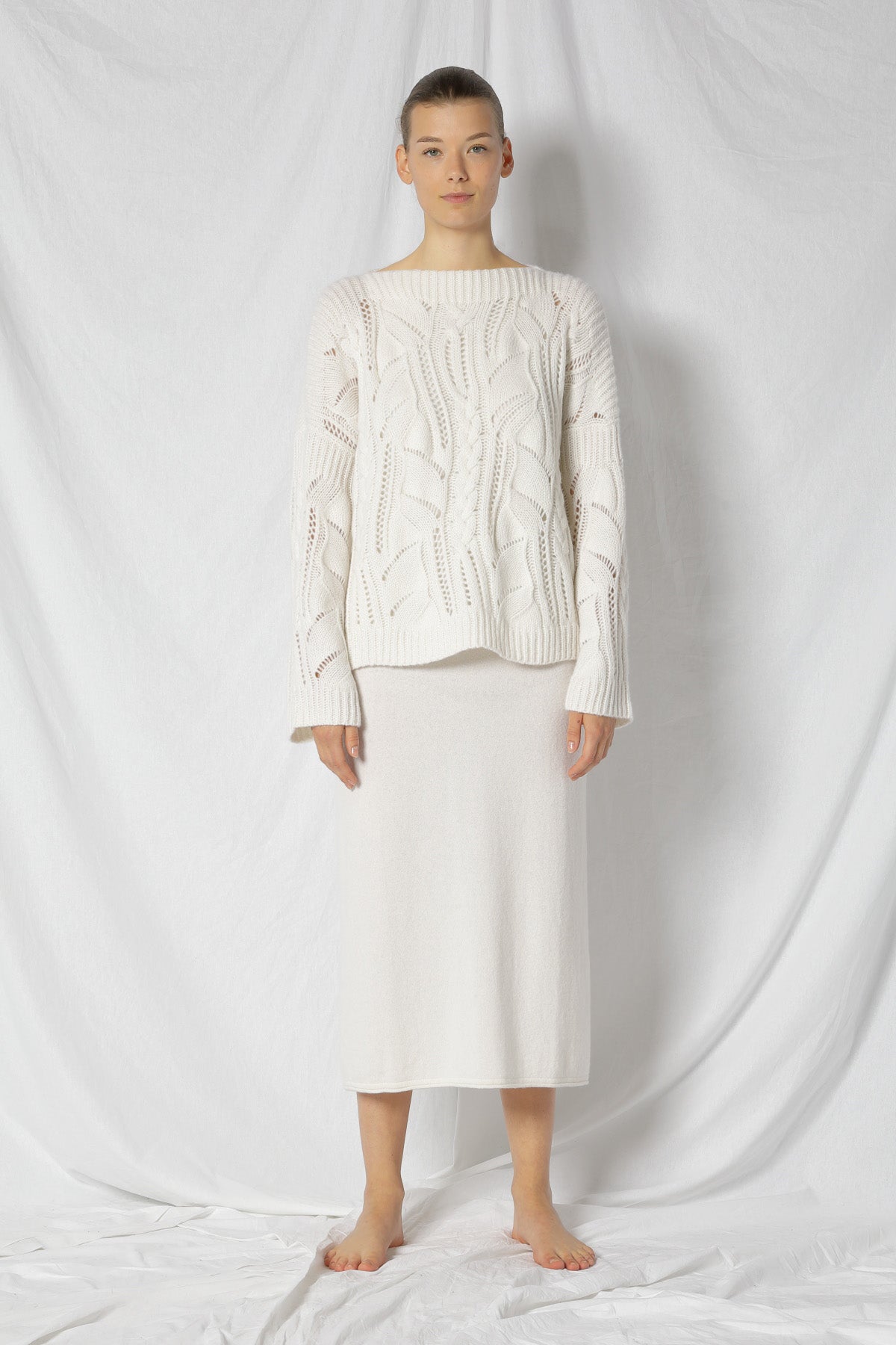 Blurry Fine Maxi Skirt