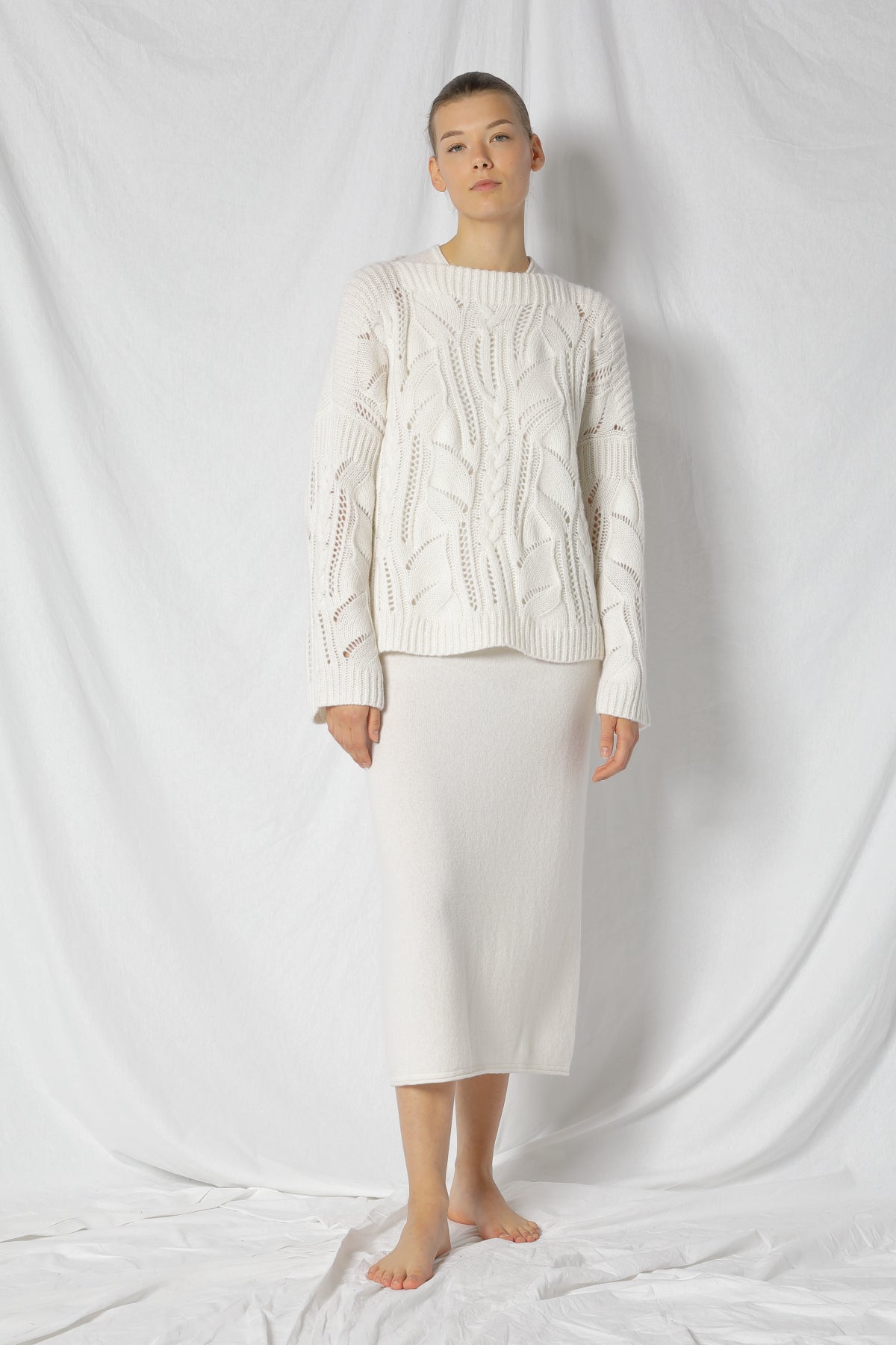 Blurry Lace Jumper-Strick & Pullover-Sminfinity-OUTLET-XS/S-LUNA-ARCHIVIST-ARCHIVE-SALE