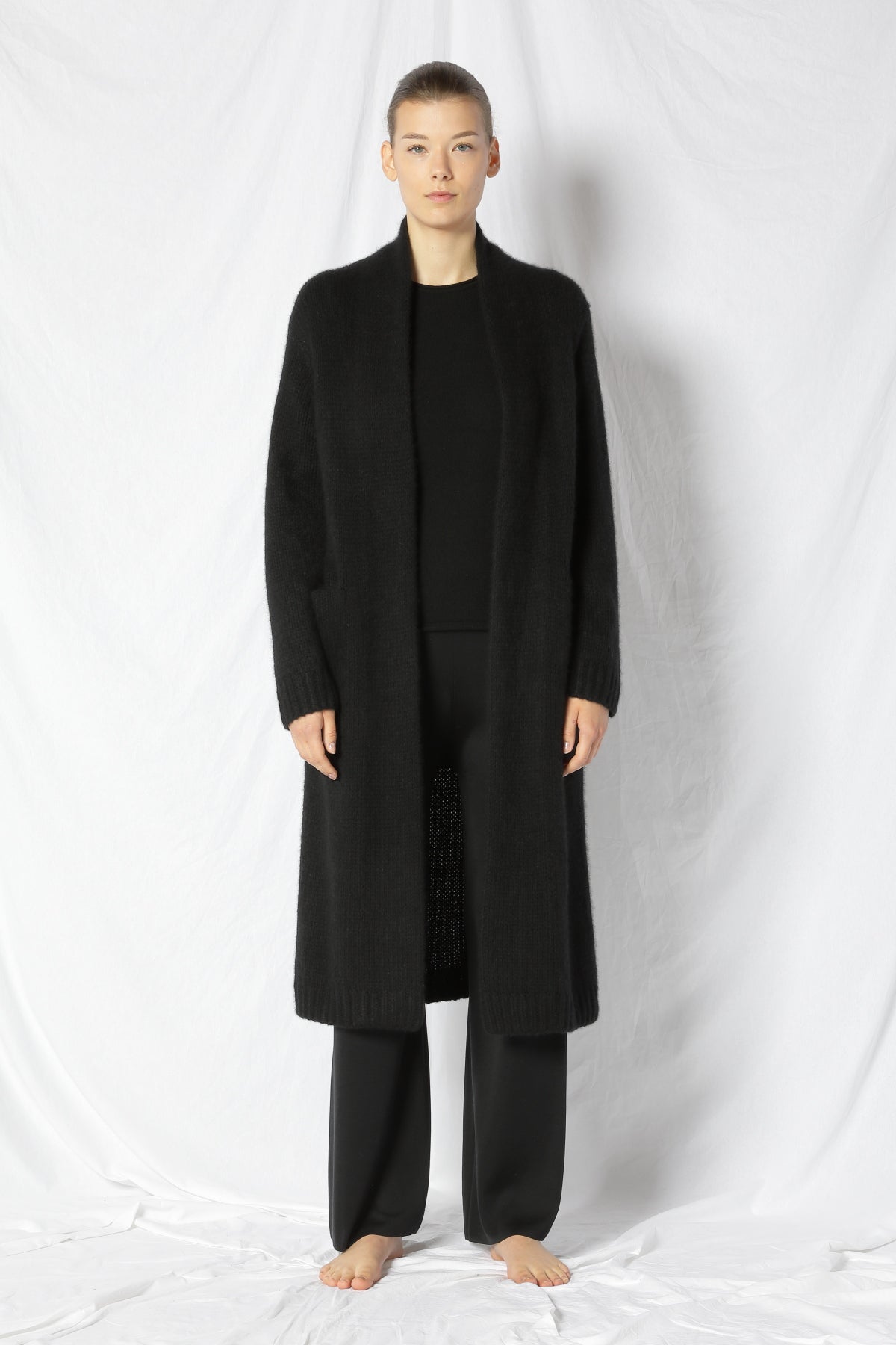 Blurry Chunky Maxi Coat