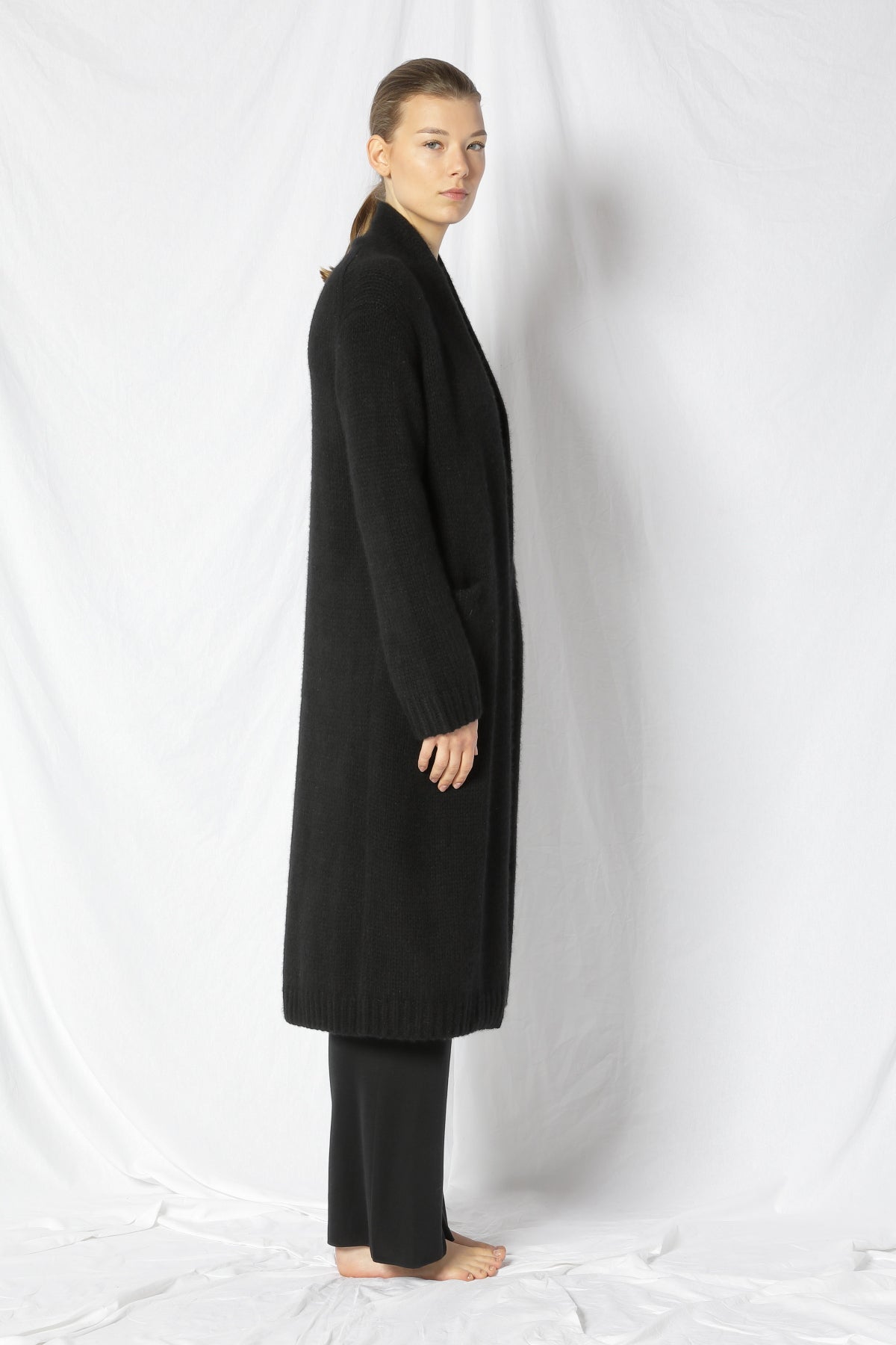 Blurry Chunky Maxi Coat