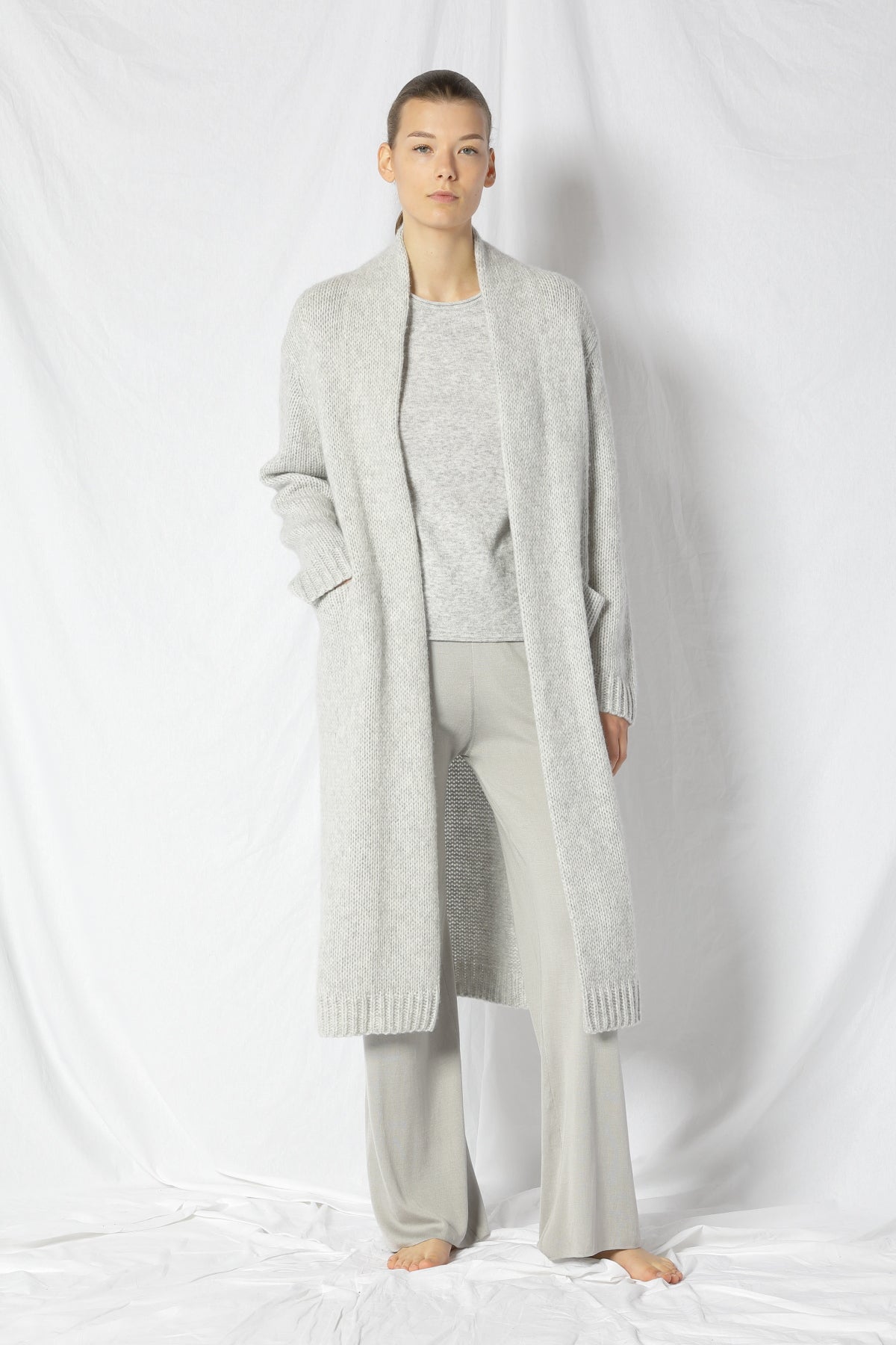 Blurry Chunky Maxi Coat