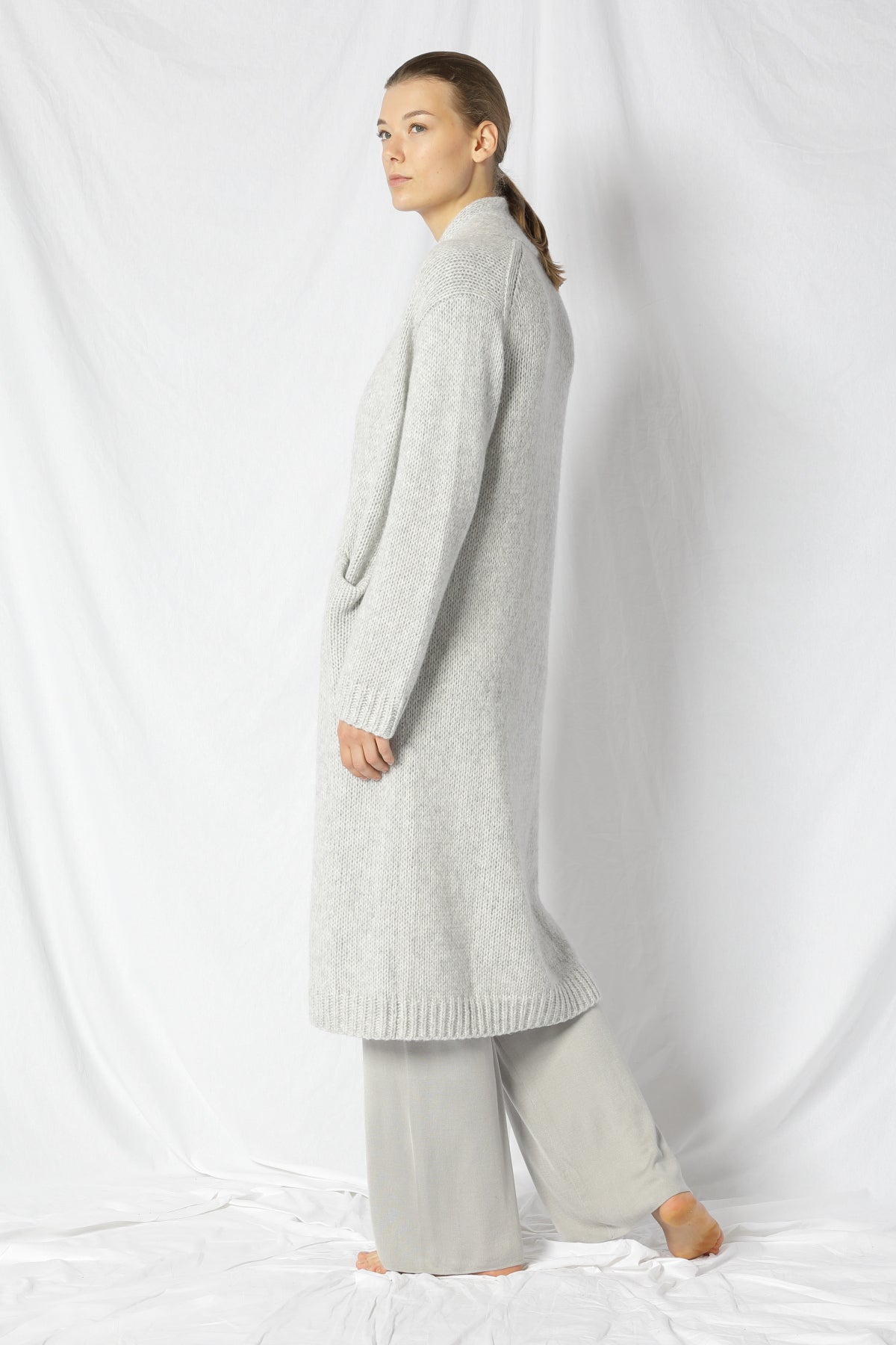 Blurry Chunky Maxi Coat