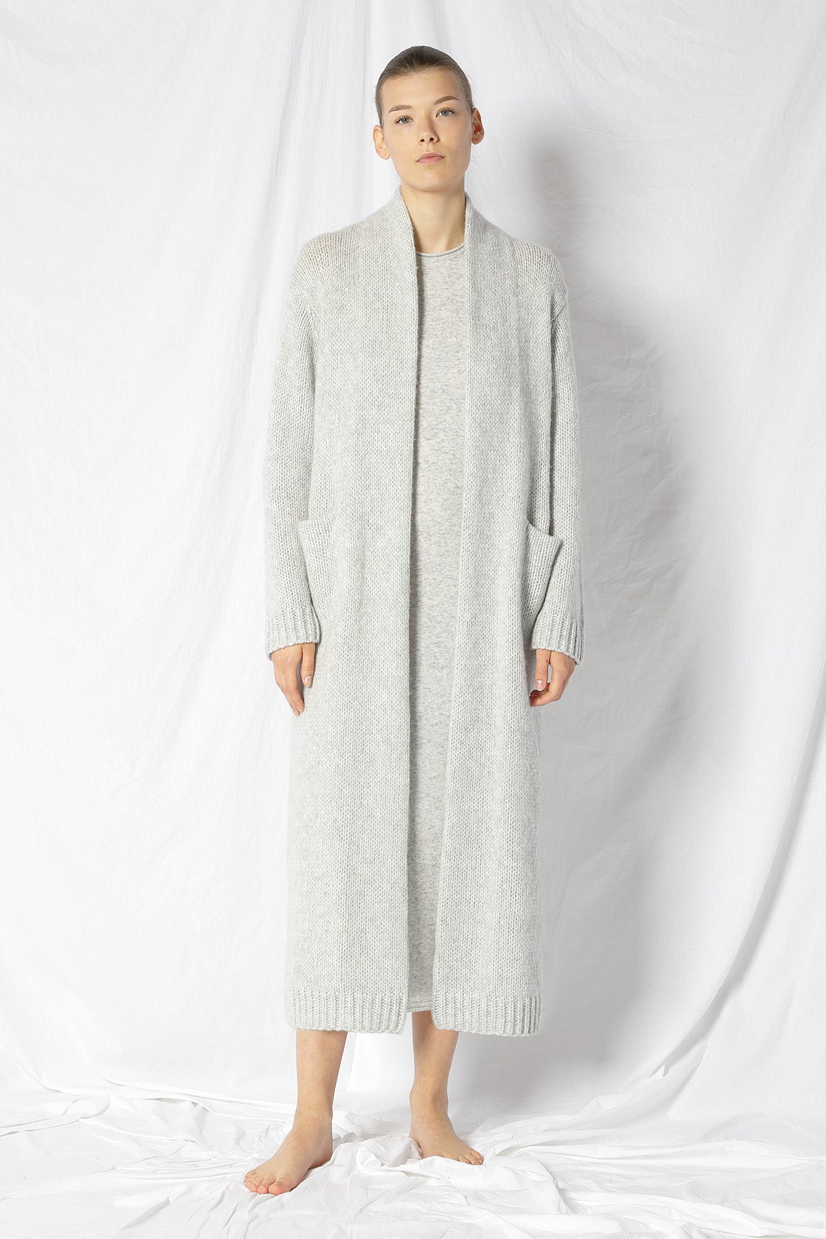 Blurry Chunky Maxi Coat