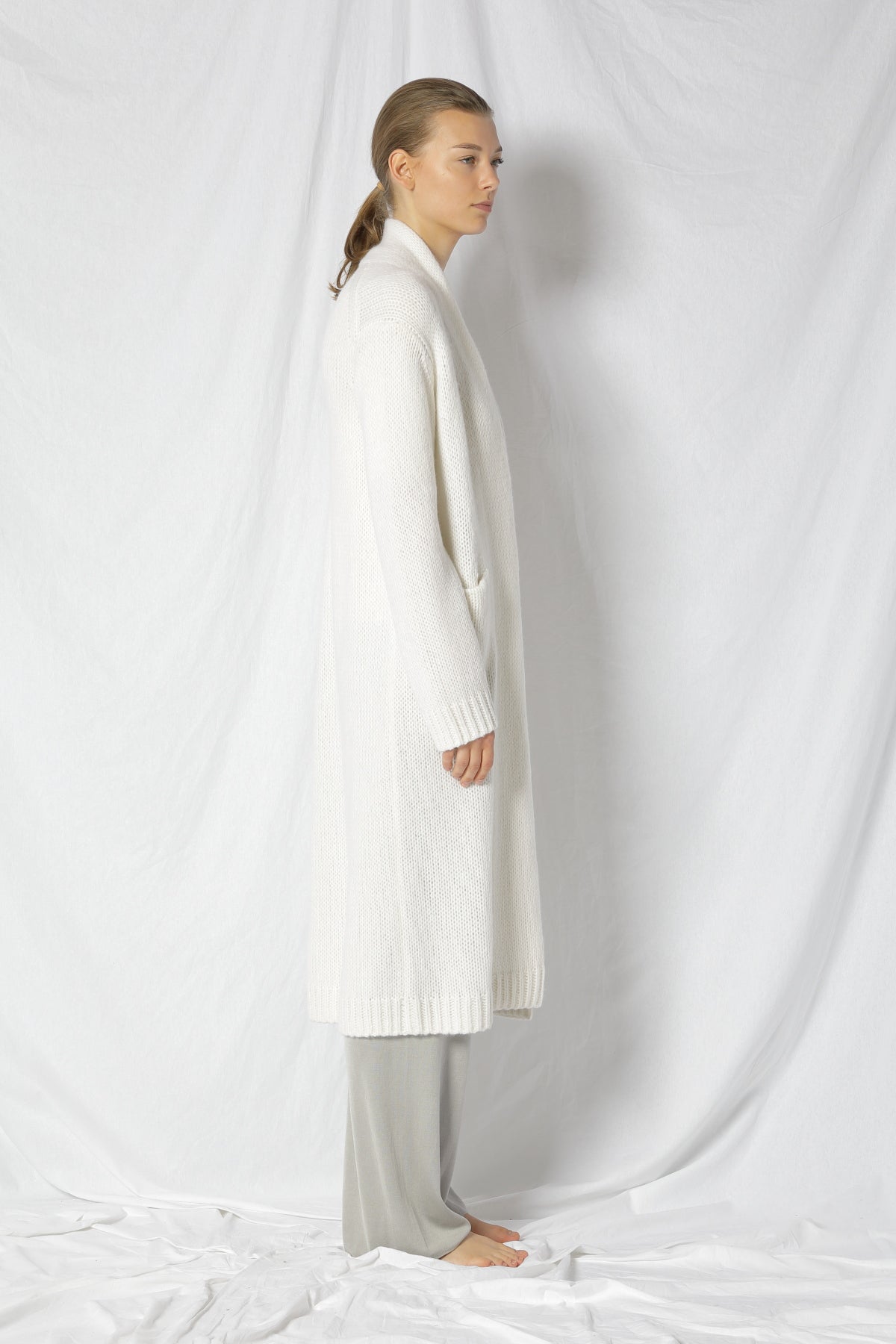 Blurry Chunky Maxi Coat