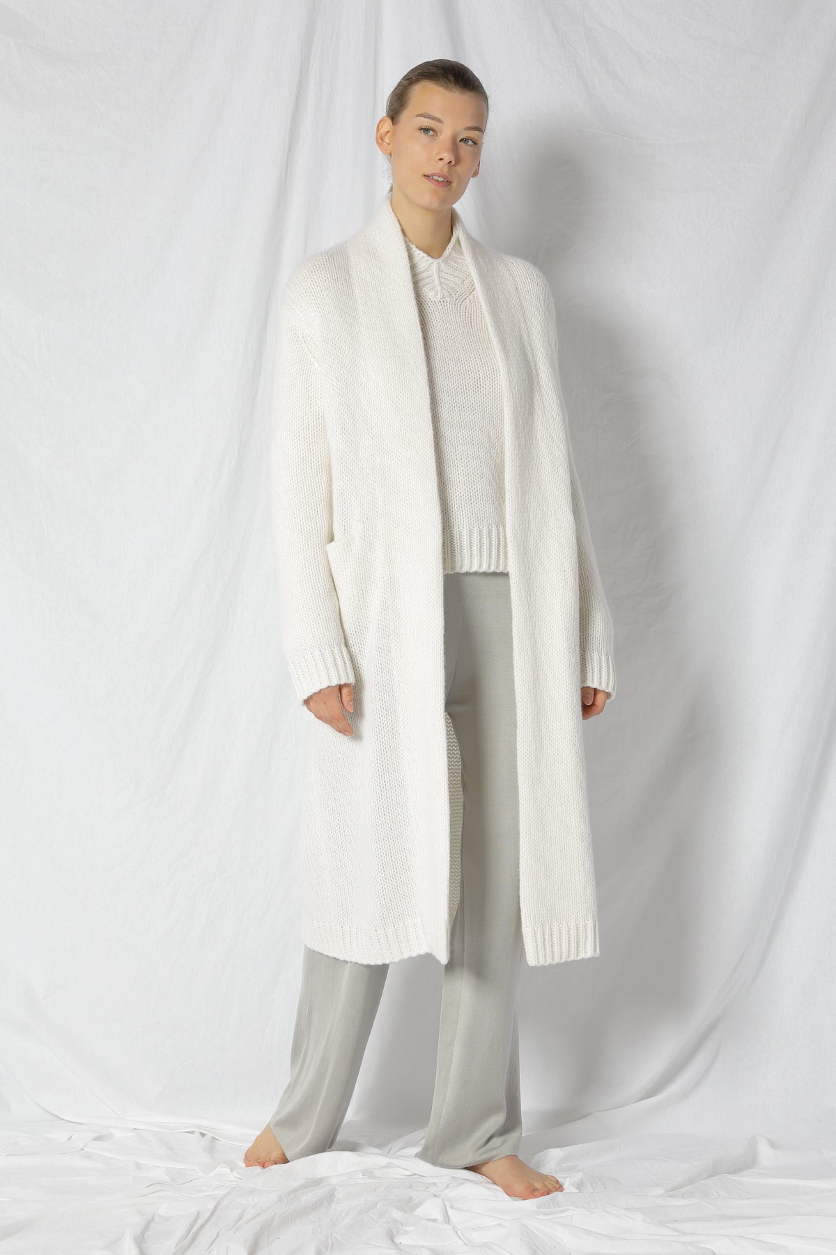 Blurry Chunky Maxi Coat