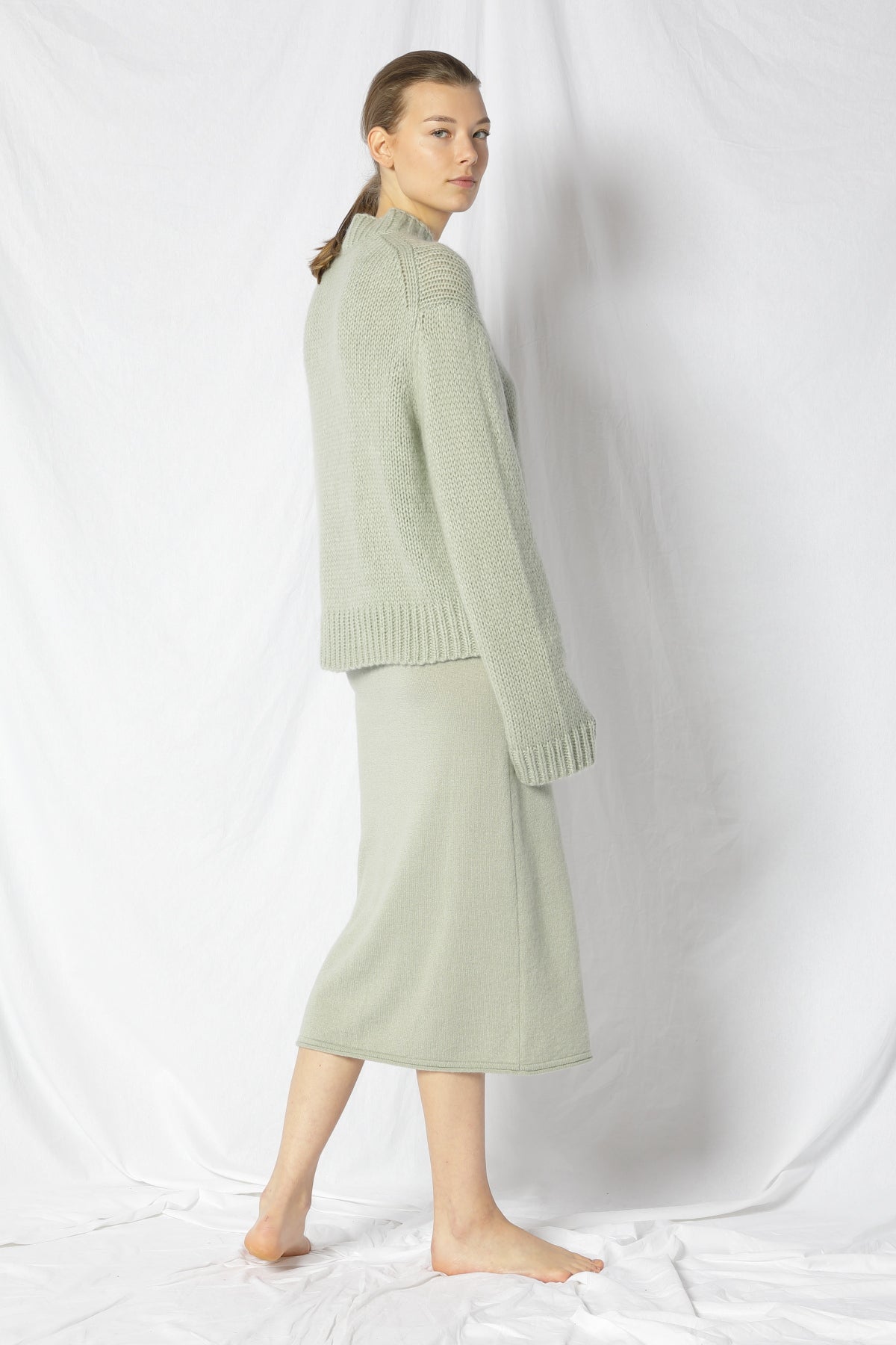 Blurry Fine Maxi Skirt