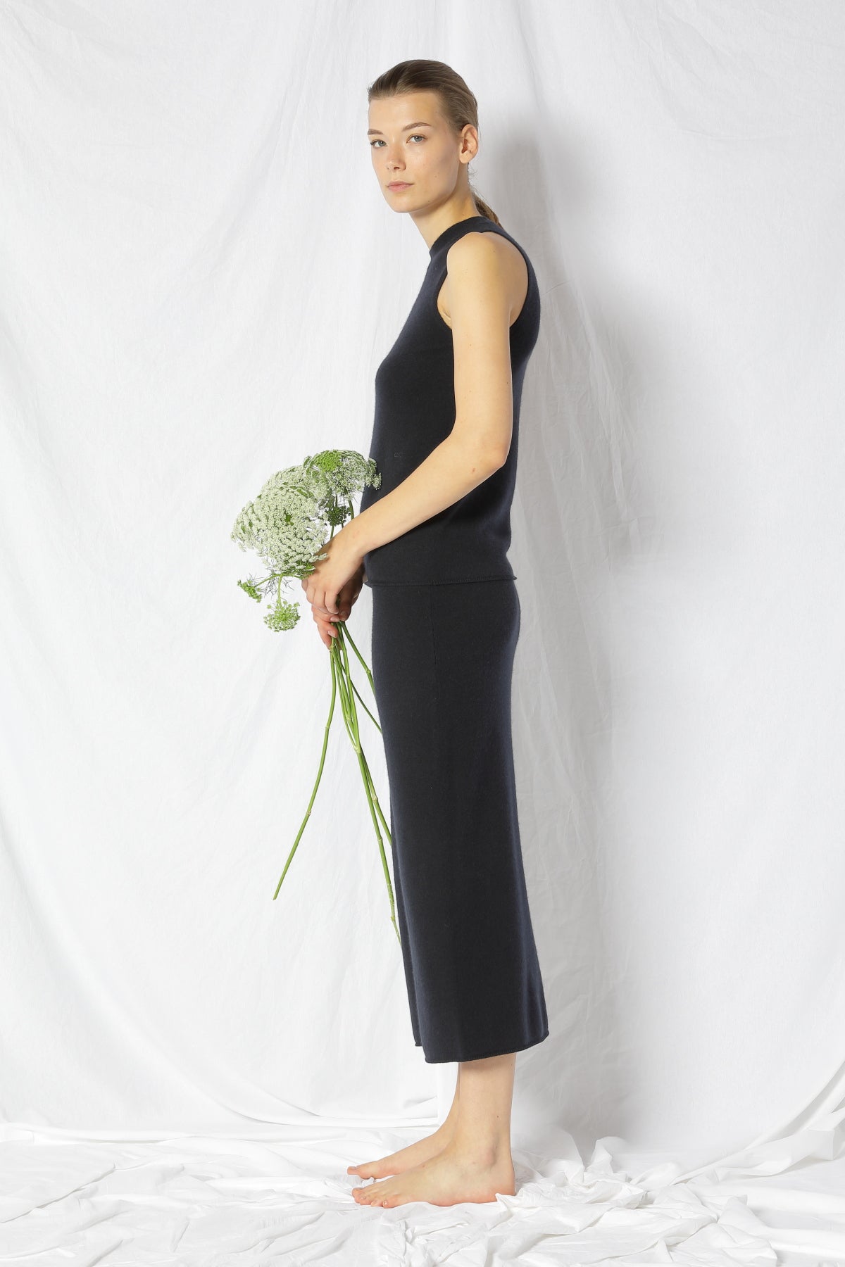 Pure Fitted Pencil Skirt