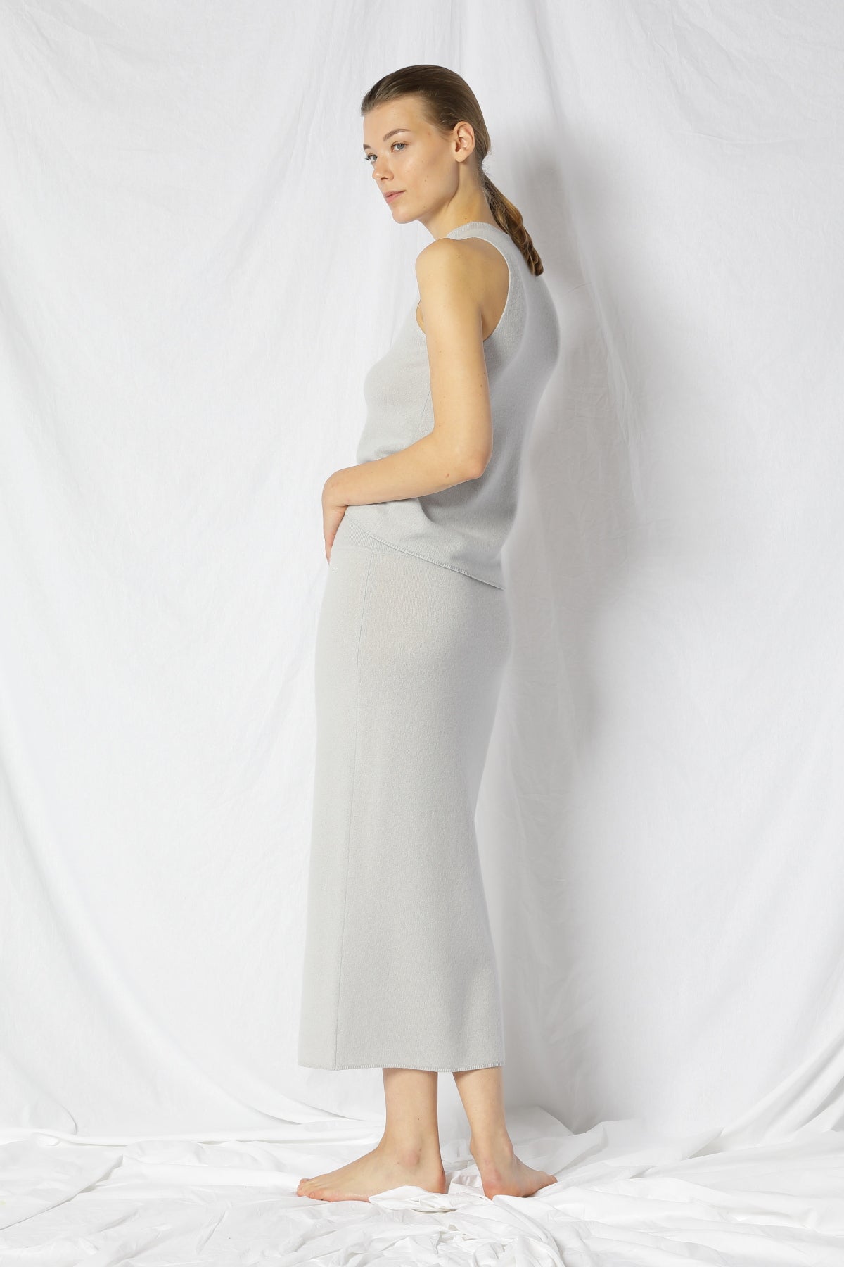 Pure Fitted Pencil Skirt