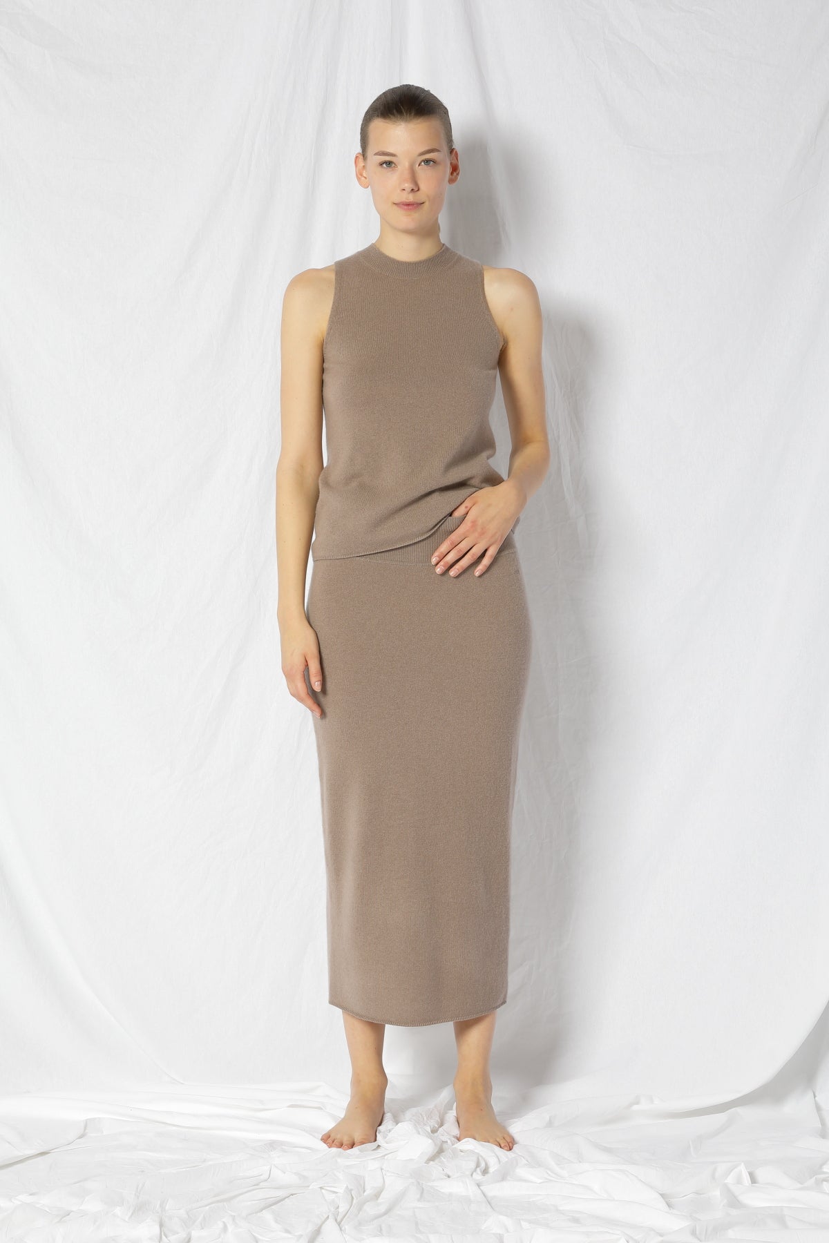 Pure Fitted Pencil Skirt