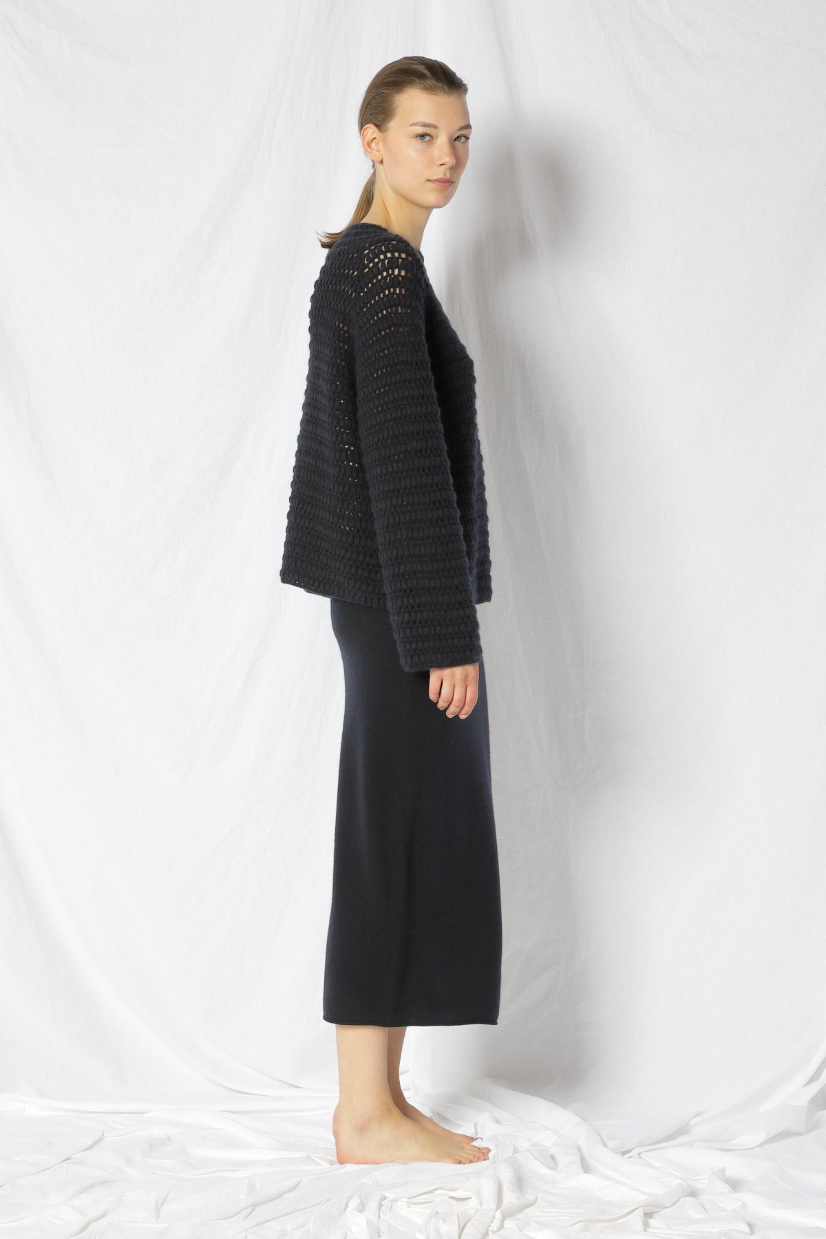 Pure Icon Crochet Jumper-Strick & Pullover-Sminfinity-OUTLET-ARCHIVIST-ARCHIVE-SALE