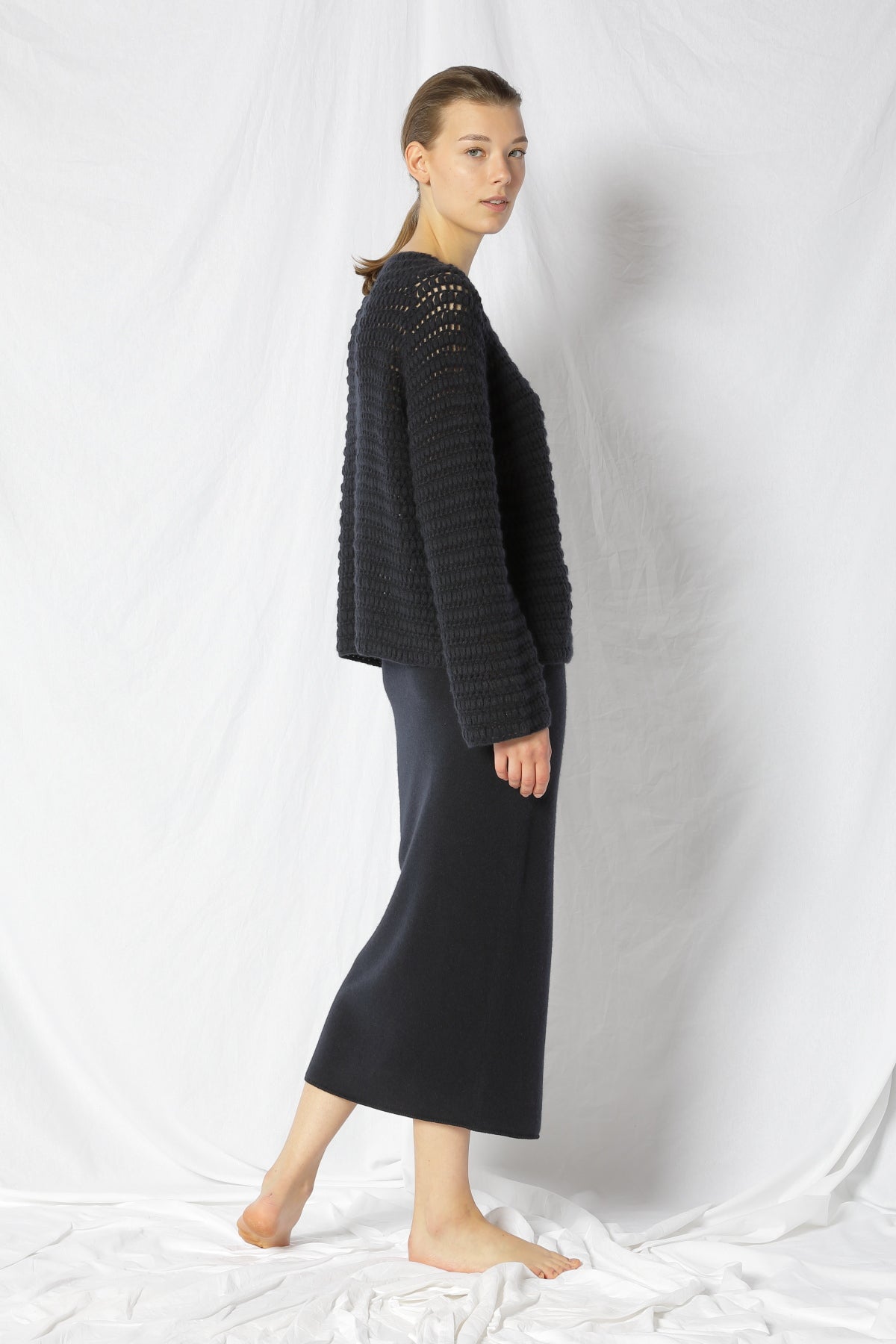 Pure Icon Crochet Jumper-Strick & Pullover-Sminfinity-OUTLET-ARCHIVIST-ARCHIVE-SALE