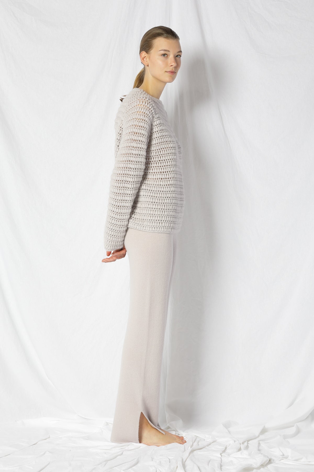 Pure Icon Crochet Jumper-Strick & Pullover-Sminfinity-OUTLET-ARCHIVIST-ARCHIVE-SALE