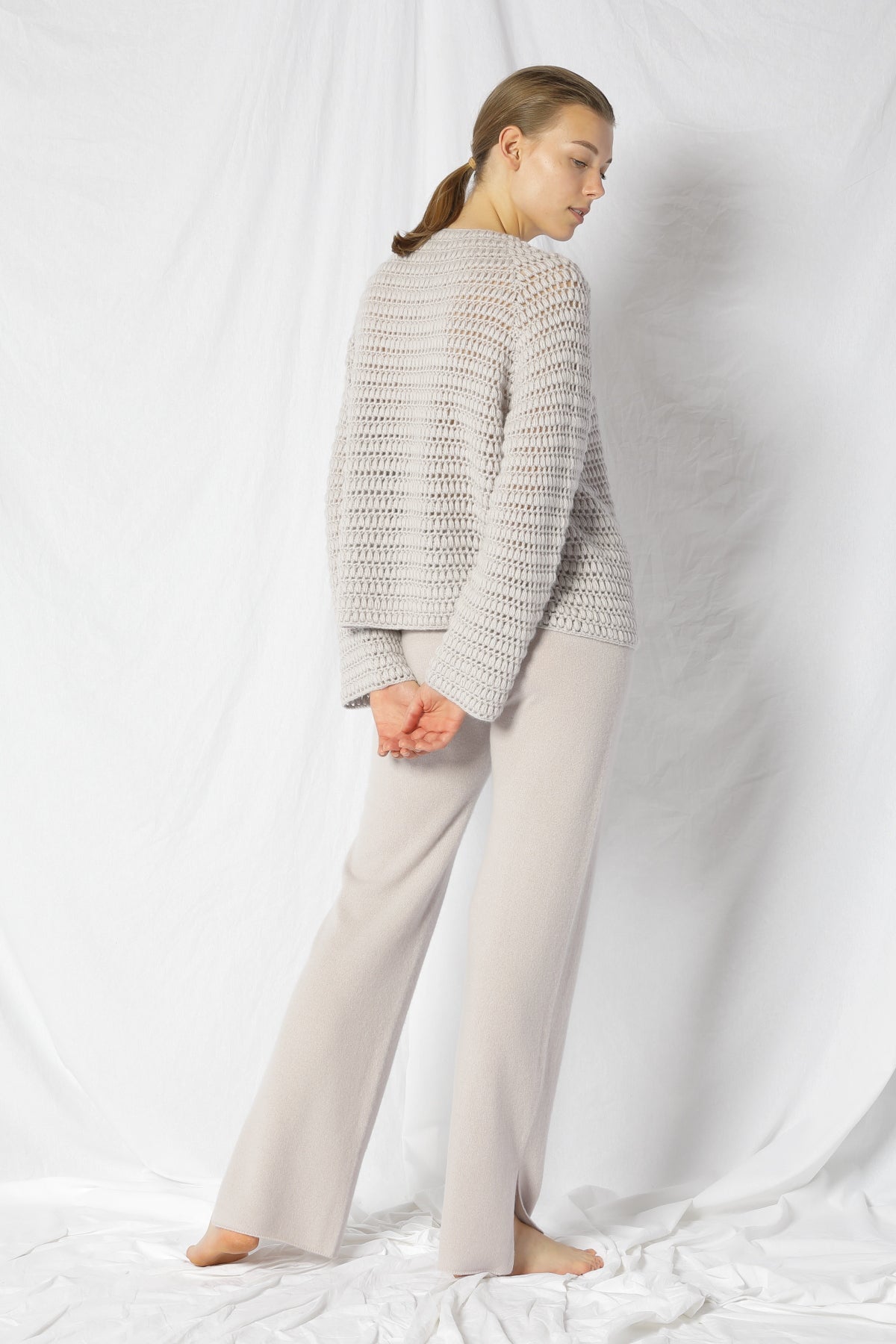 Pure Icon Crochet Jumper-Strick & Pullover-Sminfinity-OUTLET-ARCHIVIST-ARCHIVE-SALE