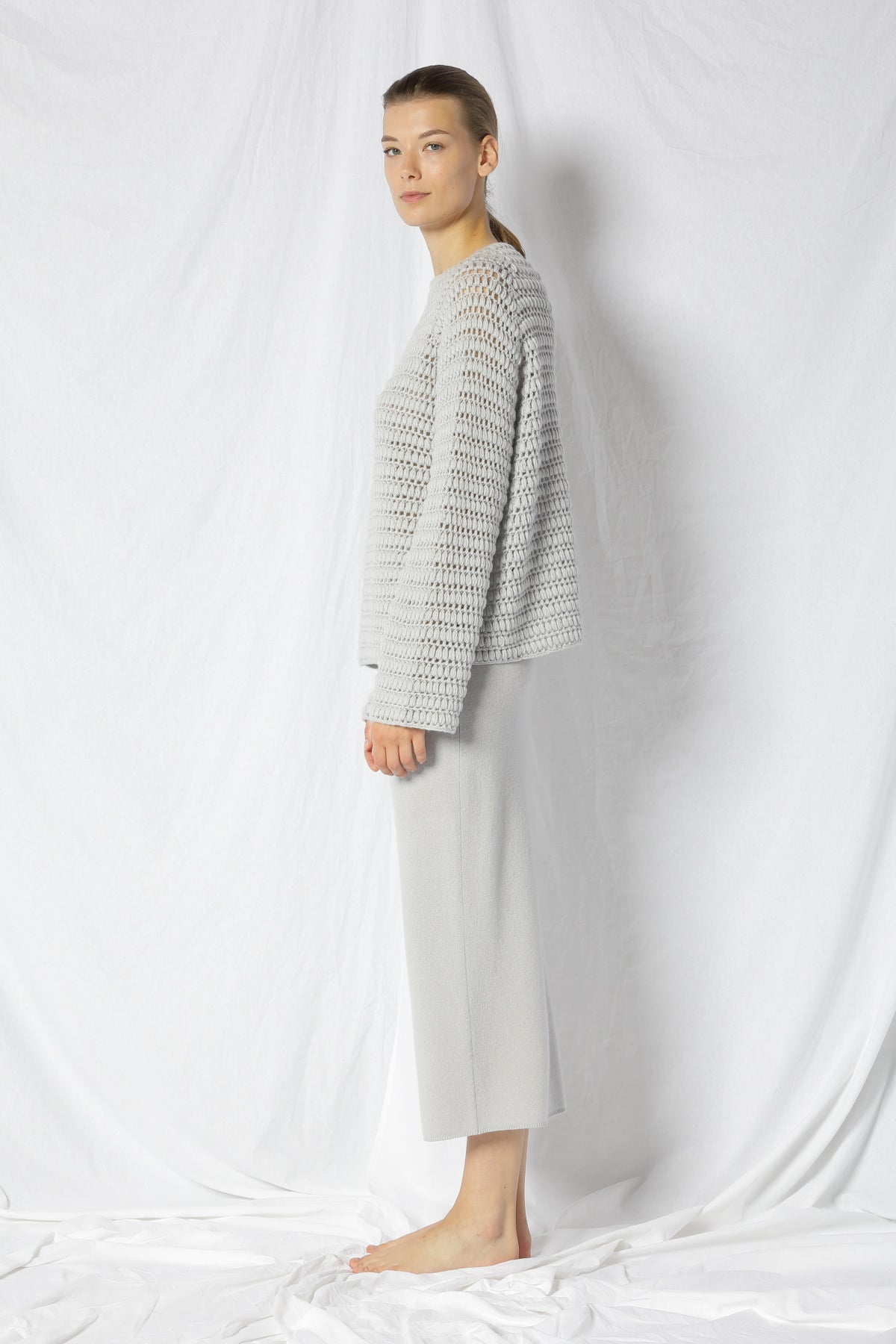 Pure Icon Crochet Jumper-Strick & Pullover-Sminfinity-OUTLET-ARCHIVIST-ARCHIVE-SALE