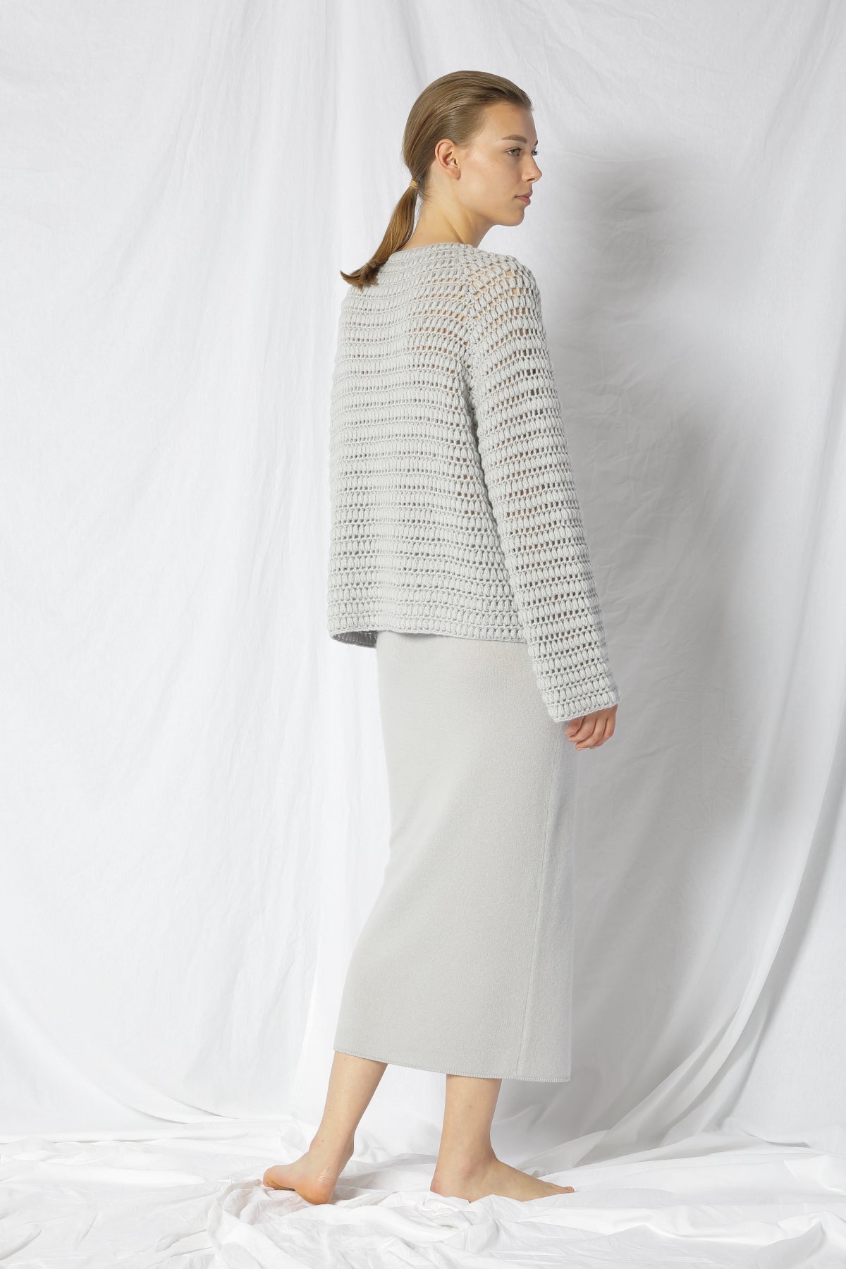 Pure Icon Crochet Jumper-Strick & Pullover-Sminfinity-OUTLET-ARCHIVIST-ARCHIVE-SALE