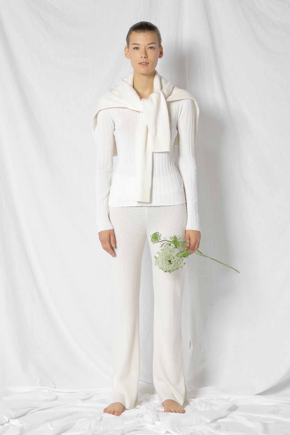 Silky Rib Crew Jumper