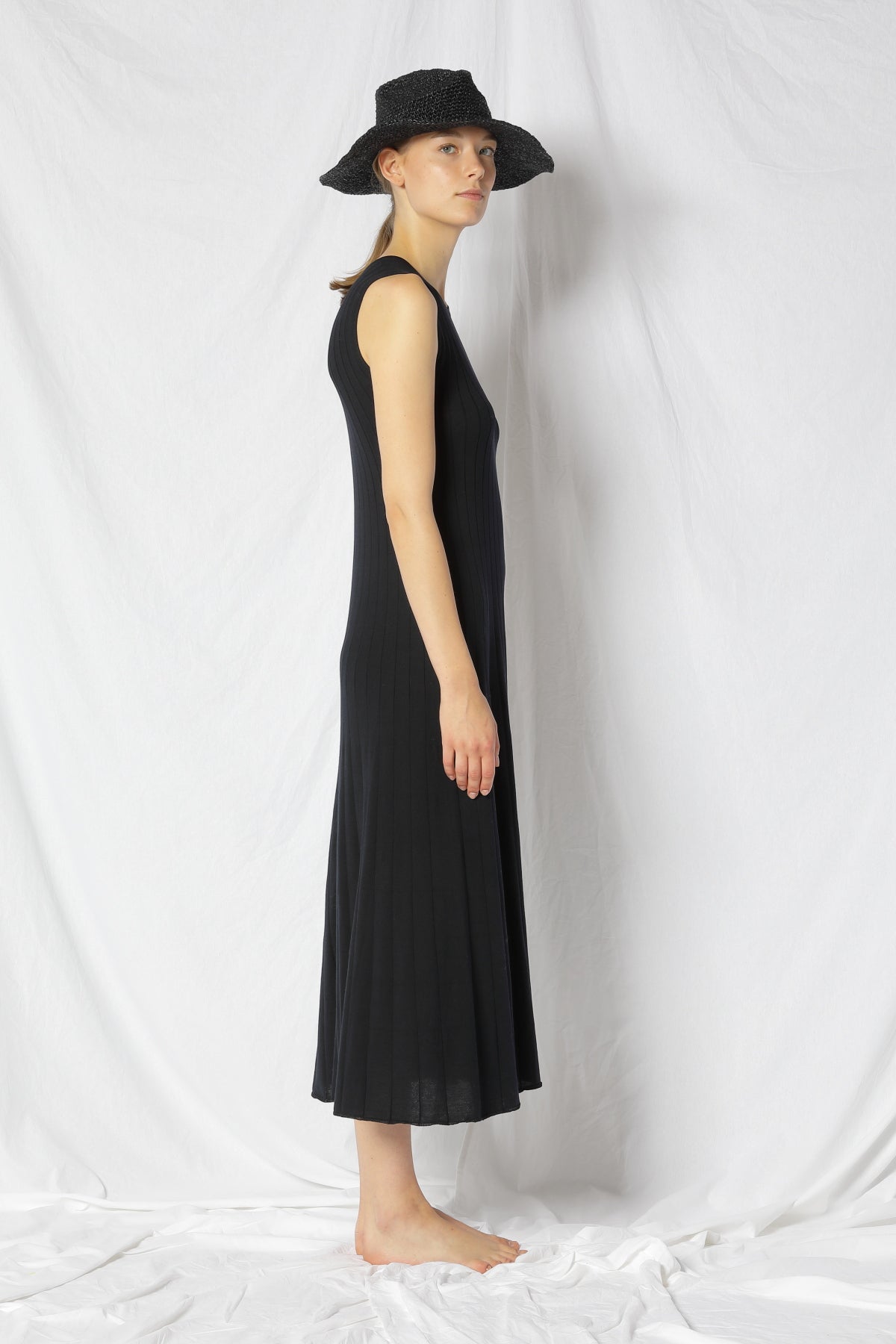 Silky Rib A Dress