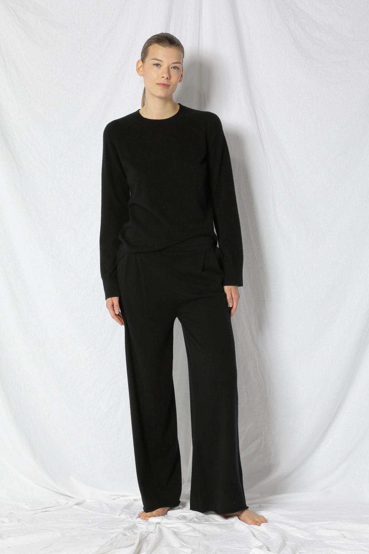 Chilly Cuff Detailed Crew Jumper