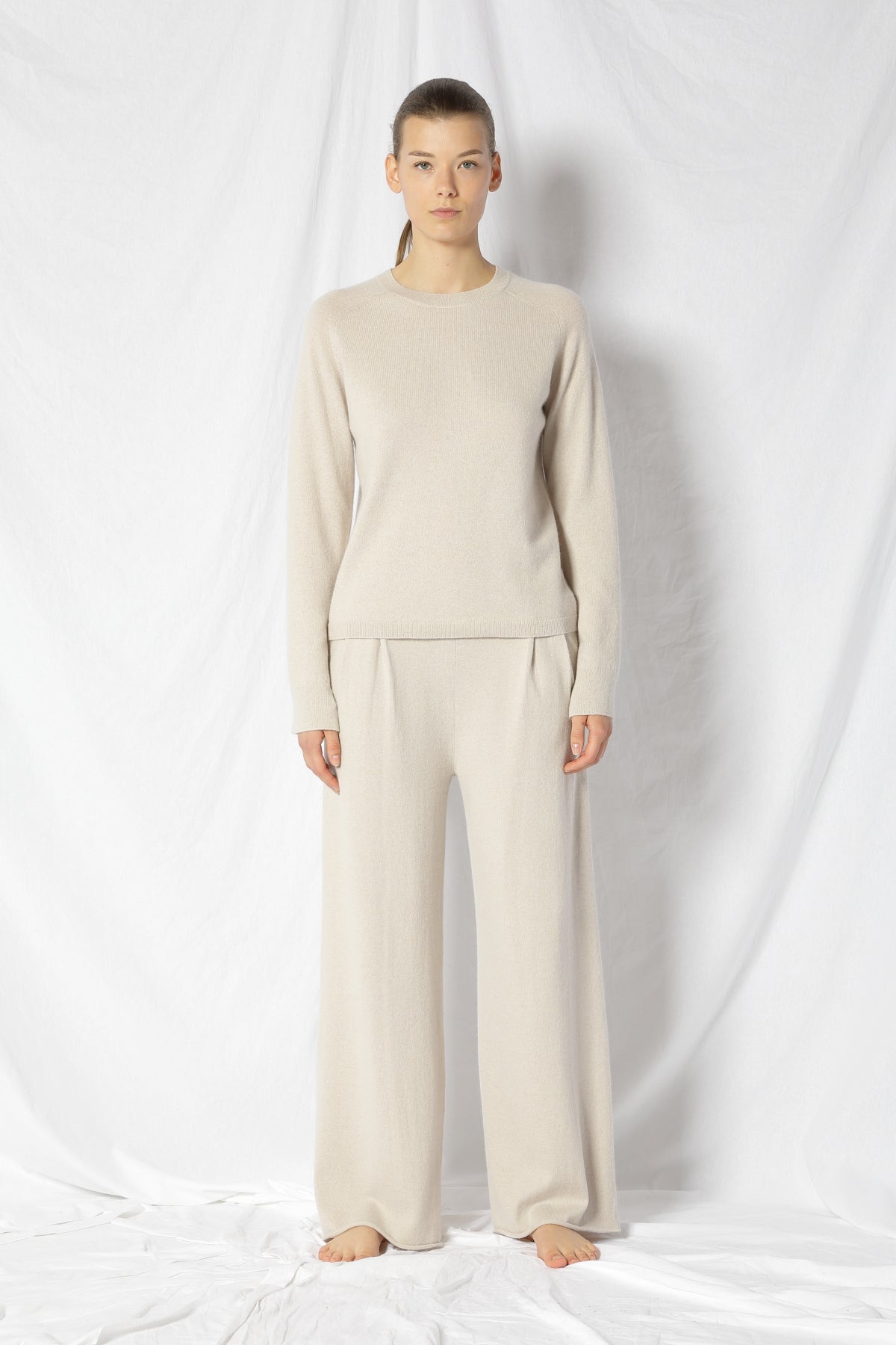 Chilly Cuff Detailed Crew Jumper