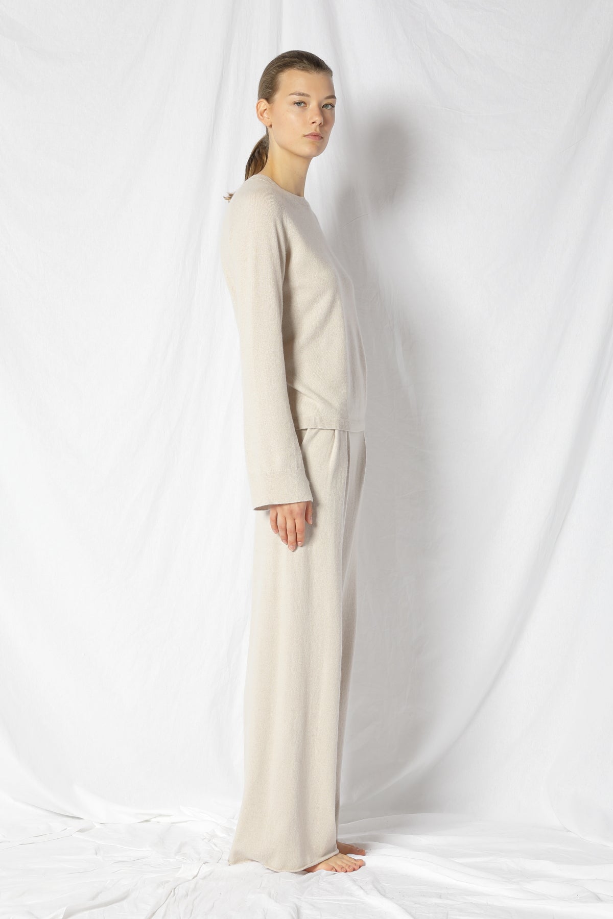 Chilly Cuff Detailed Crew Jumper