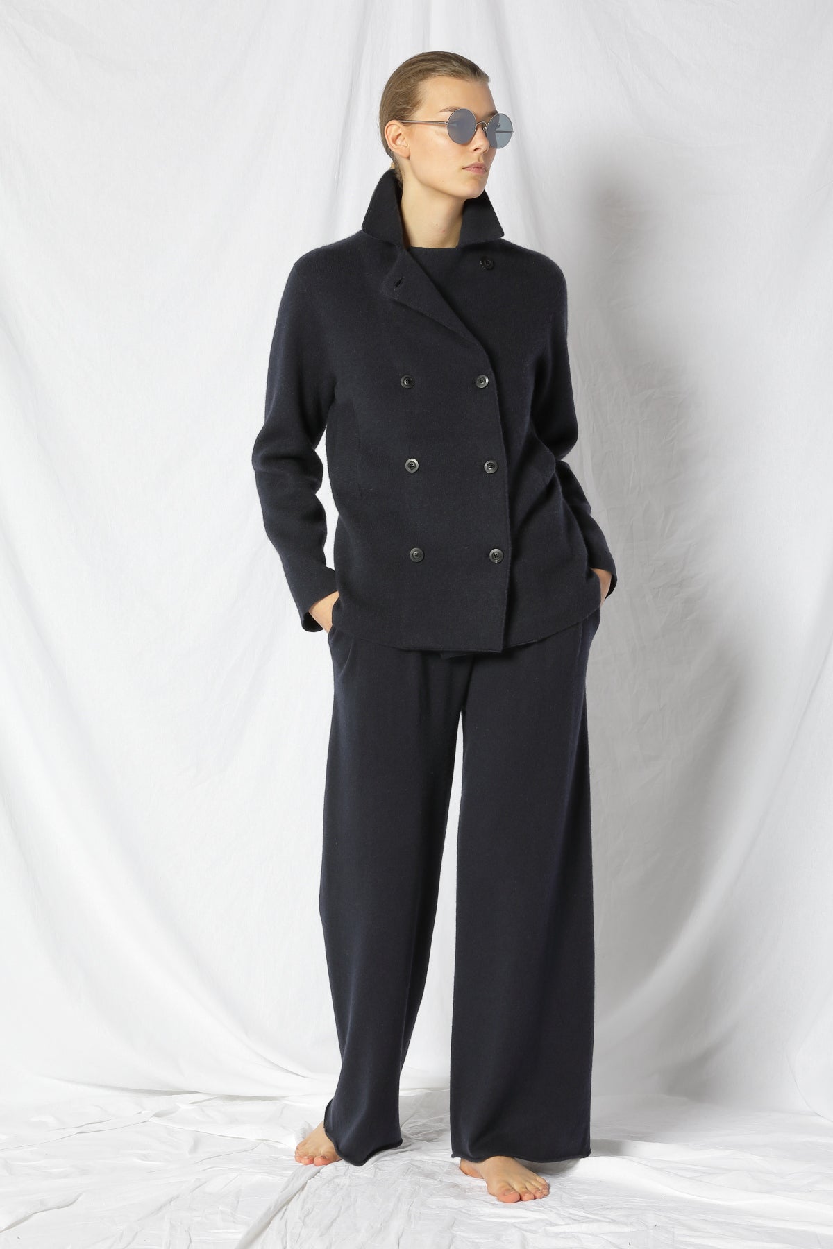 Doubleface Caban Jacket-Jacken & Mäntel-Sminfinity-OUTLET-XS-NIGHT-ARCHIVIST-ARCHIVE-SALE