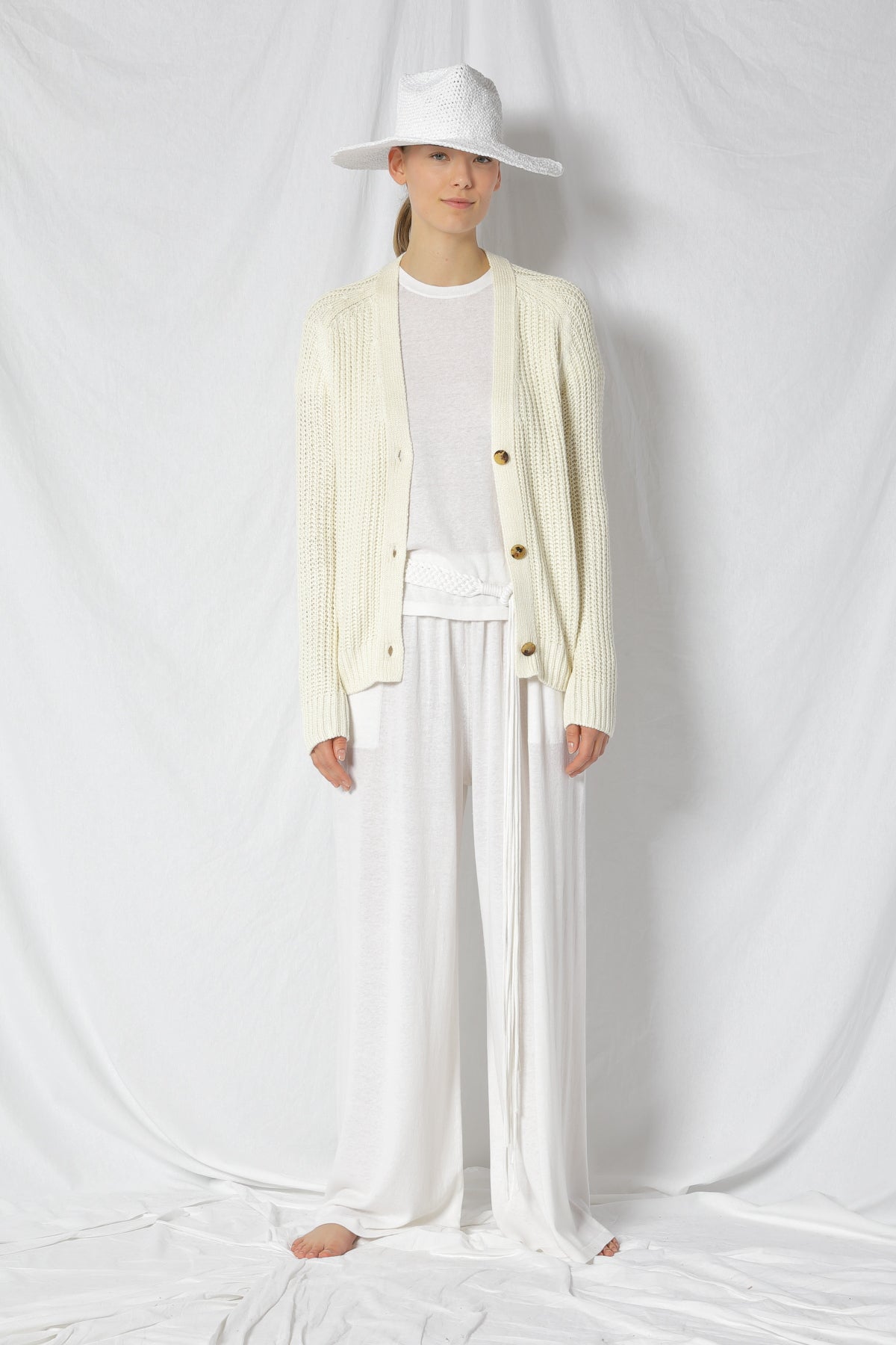 Tussah Cardigan-Strick & Pullover-Sminfinity-OUTLET-XS/S-IVORY-ARCHIVIST-ARCHIVE-SALE