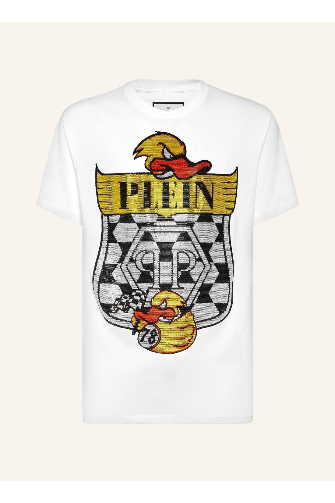 Philipp Plein T-shirt Round Neck SS Tee Duck 1978, Shirts