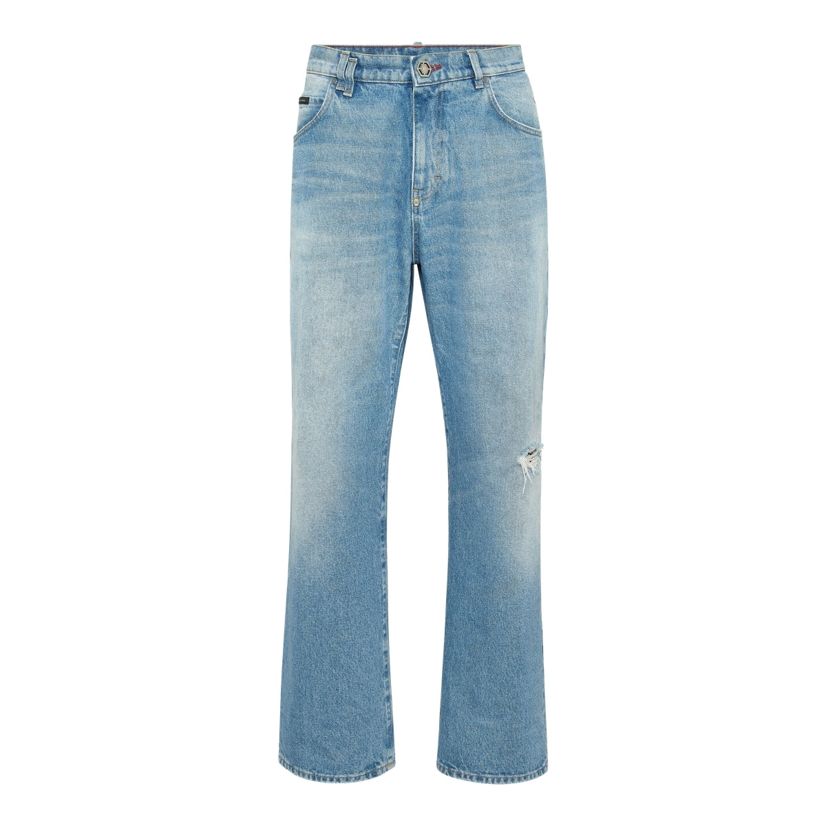 Denim Trousers Beach Boy Fit 5 Pockets Signature