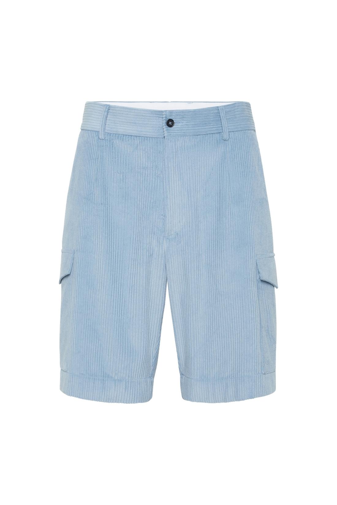 Philipp Plein Velvet Gabardine Short Cargo Trousers Cool Kid Fit, Hosen
