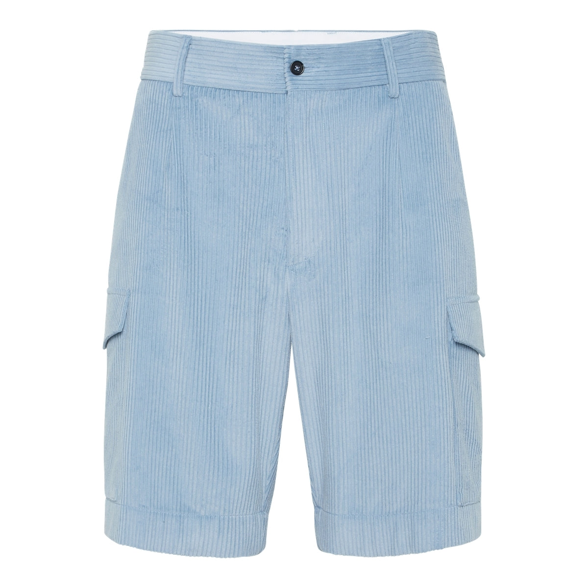 Velvet Gabardine Short Cargo Trousers Cool Kid Fit