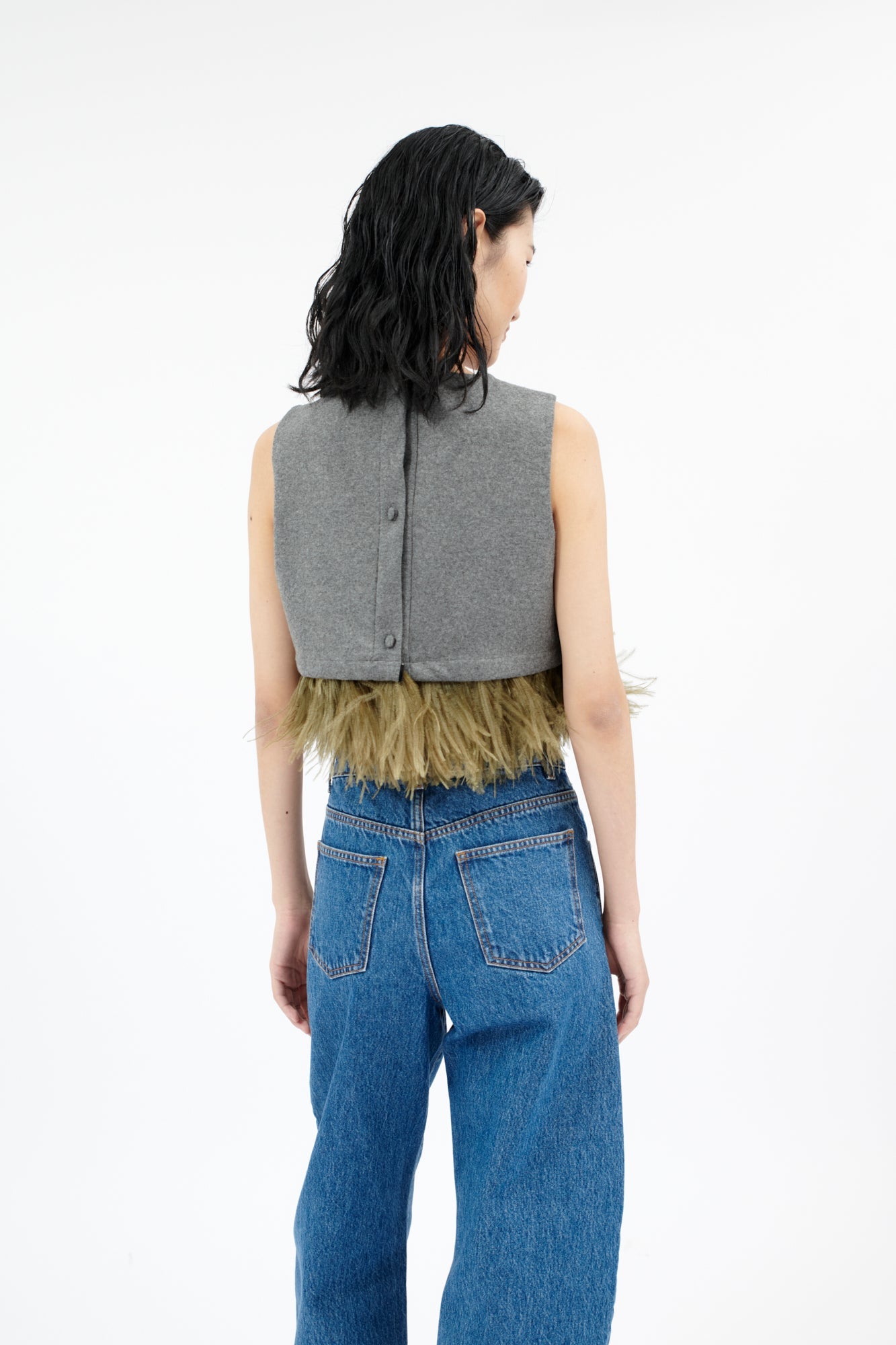 Flannel Jersey Top, Light Flannel