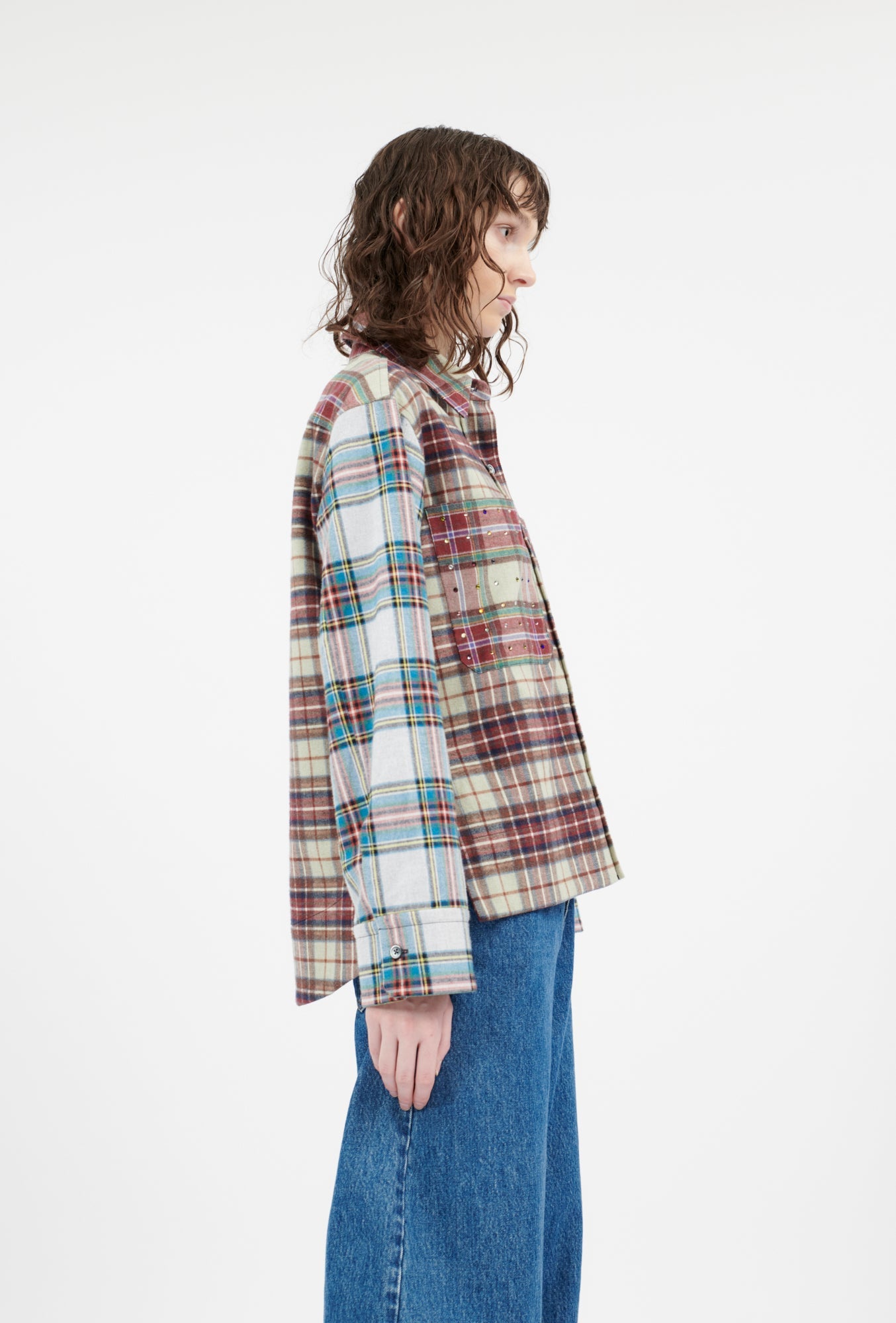 Fancy Clan Checks Bluse, Multicolor-Hemden & Blusen-Odeeh-OUTLET-ARCHIVIST-ARCHIVE-SALE