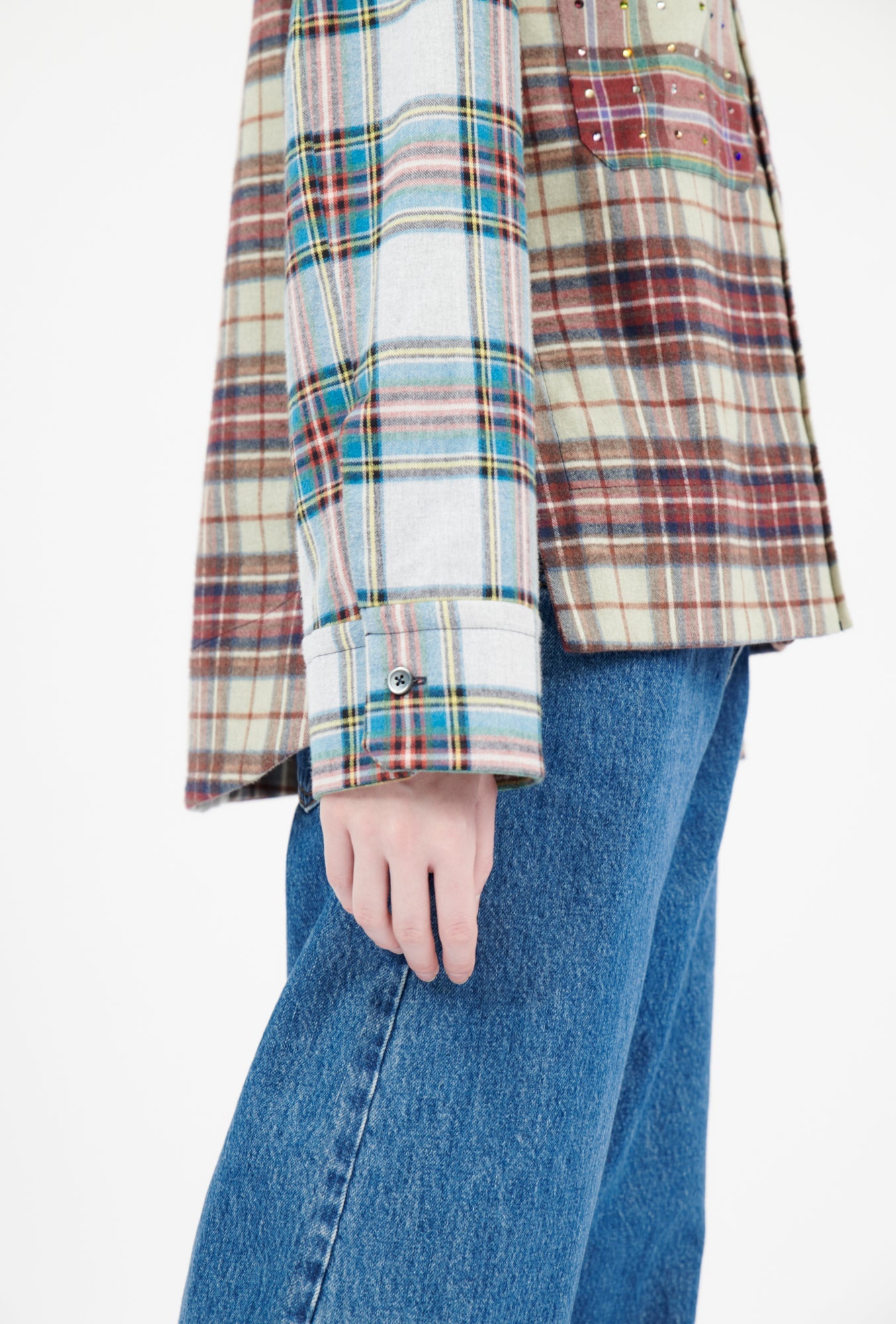 Fancy Clan Checks Bluse, Multicolor-Hemden & Blusen-Odeeh-OUTLET-ARCHIVIST-ARCHIVE-SALE