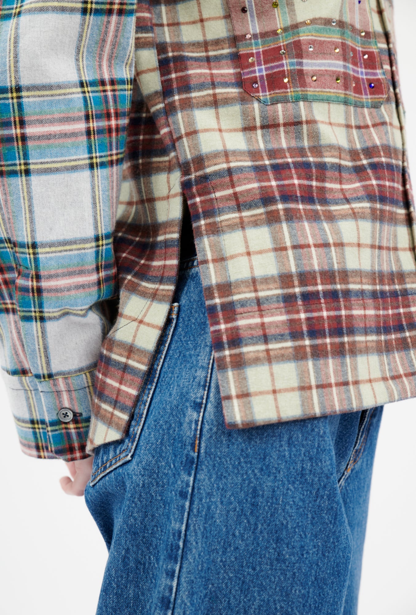 Fancy Clan Checks Bluse, Multicolor-Hemden & Blusen-Odeeh-OUTLET-ARCHIVIST-ARCHIVE-SALE