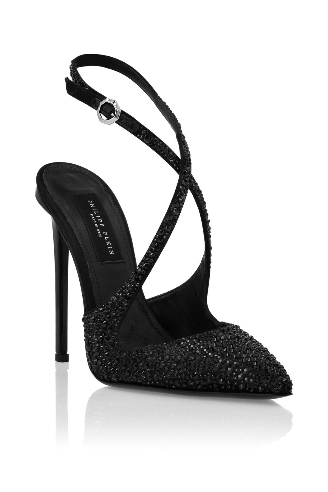 Philipp Plein Slingback Shoes Strass, Schuhe