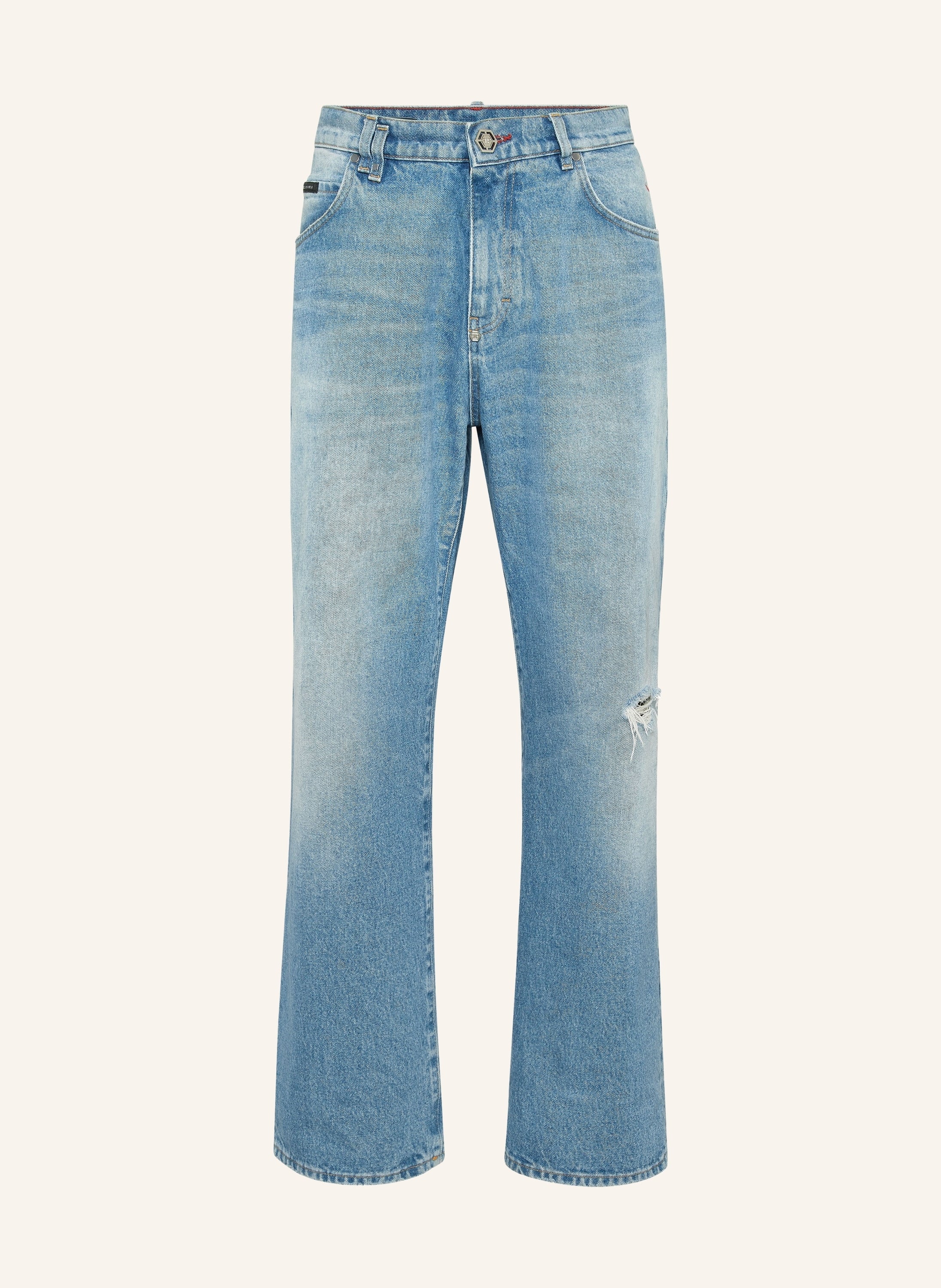 Denim Trousers Beach Boy Fit 5 Pockets Signature